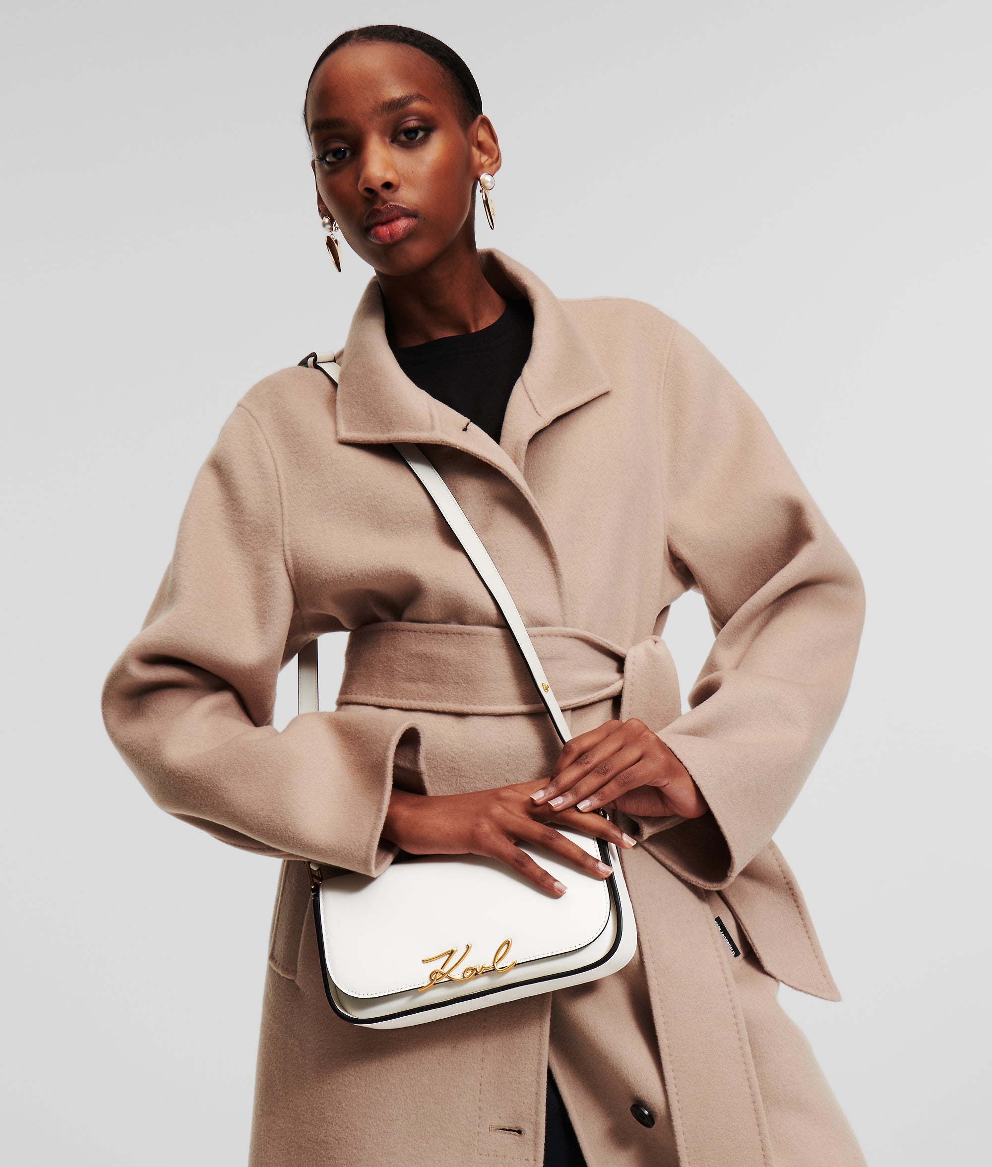 K/SIGNATURE TWO-WAY CROSSBODY BAG - Image 2