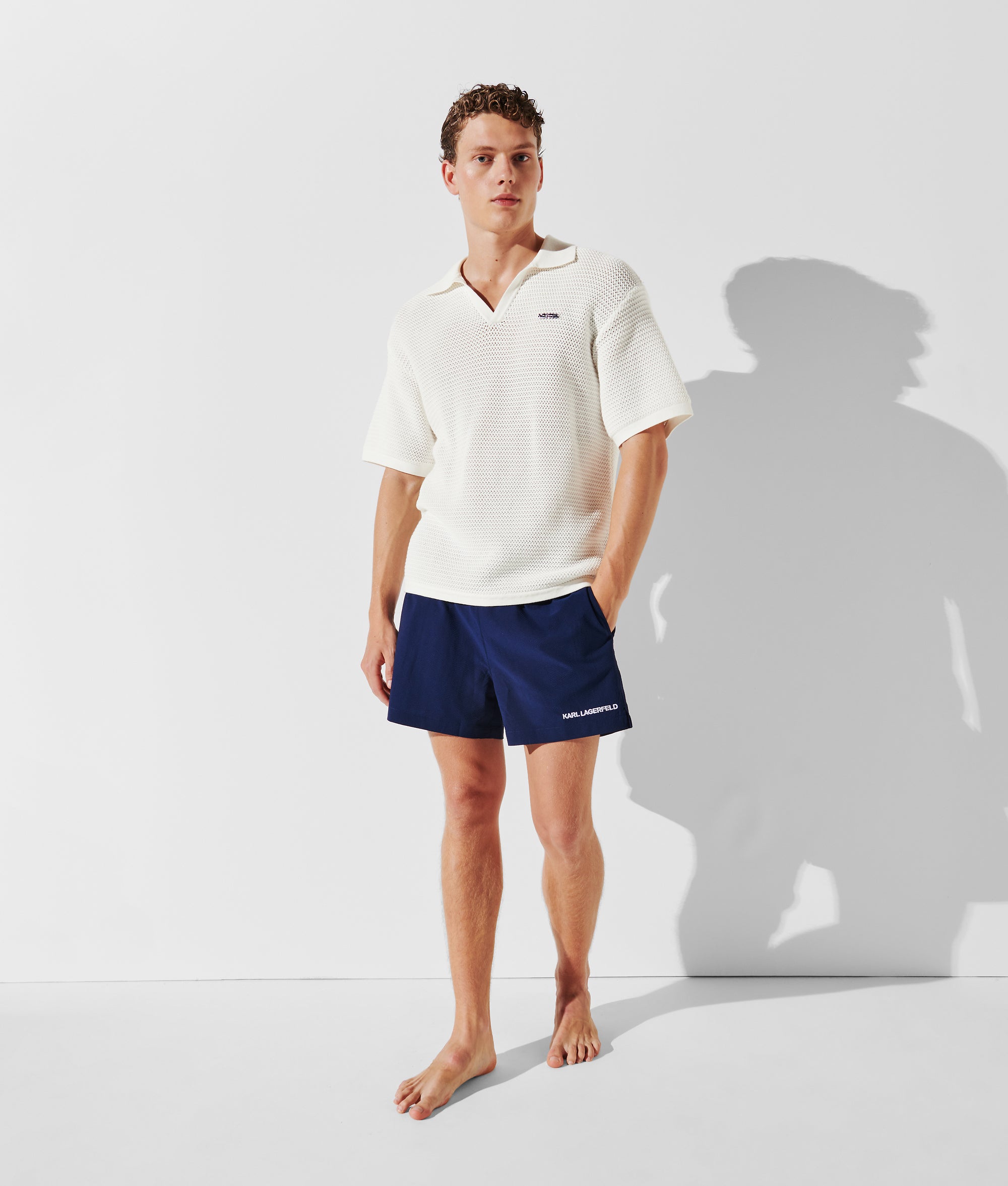 HOTEL KARL CROCHET POLO SHIRT - Image 5