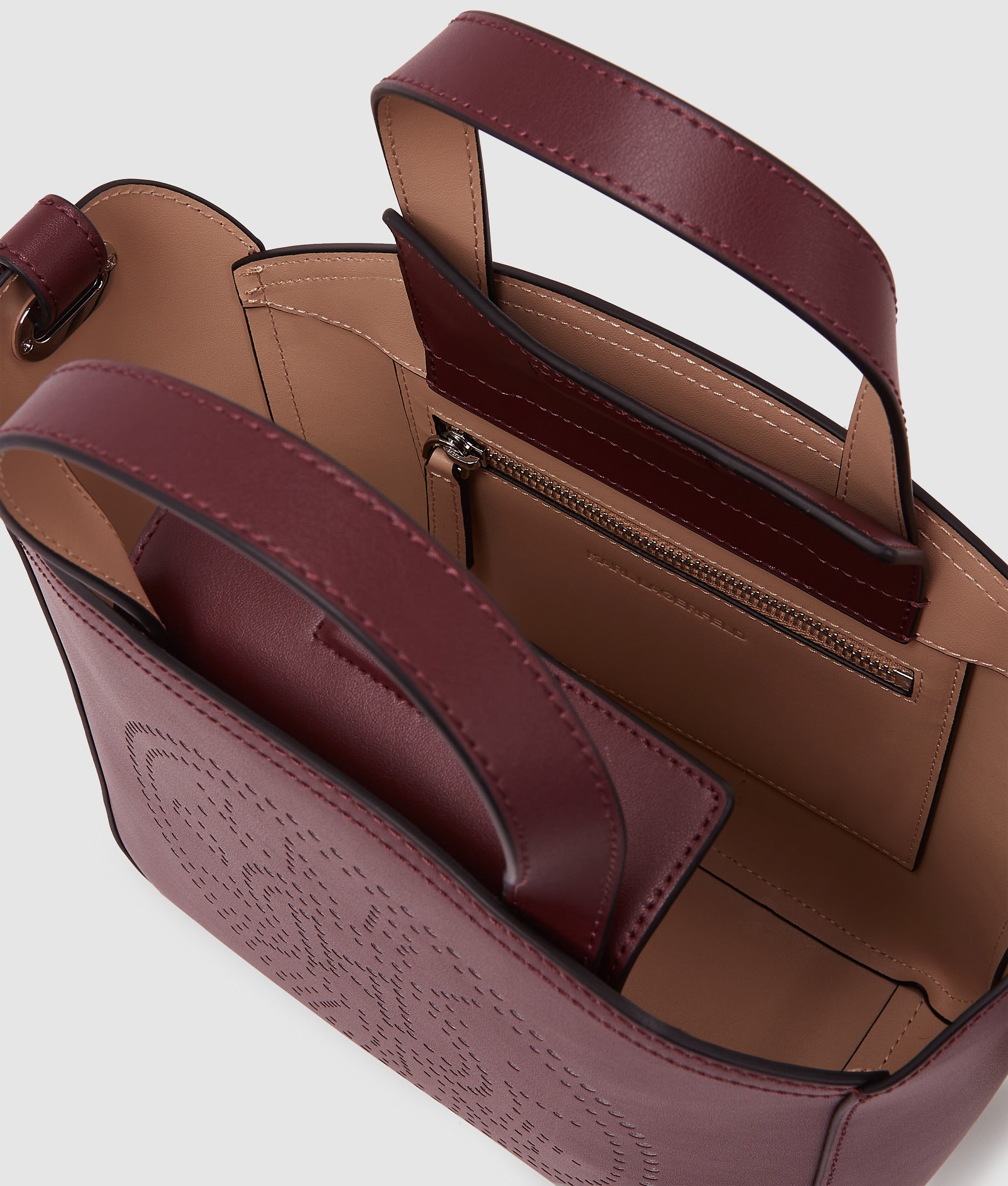 K/CIRCLE PERFORATED SMALL TOTE BAG - Image 5