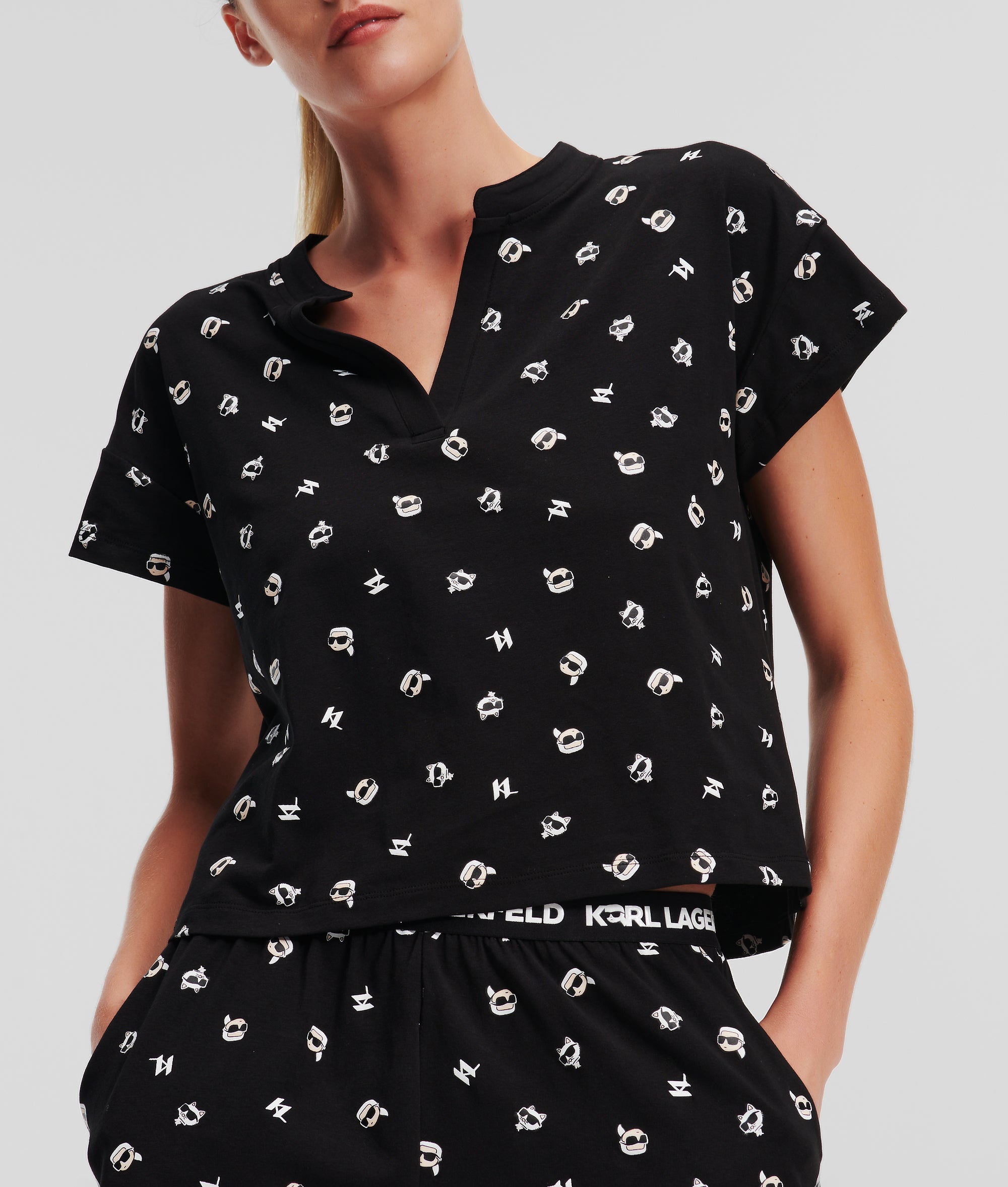 IKON PAJAMA SHORTS SET - Image 4