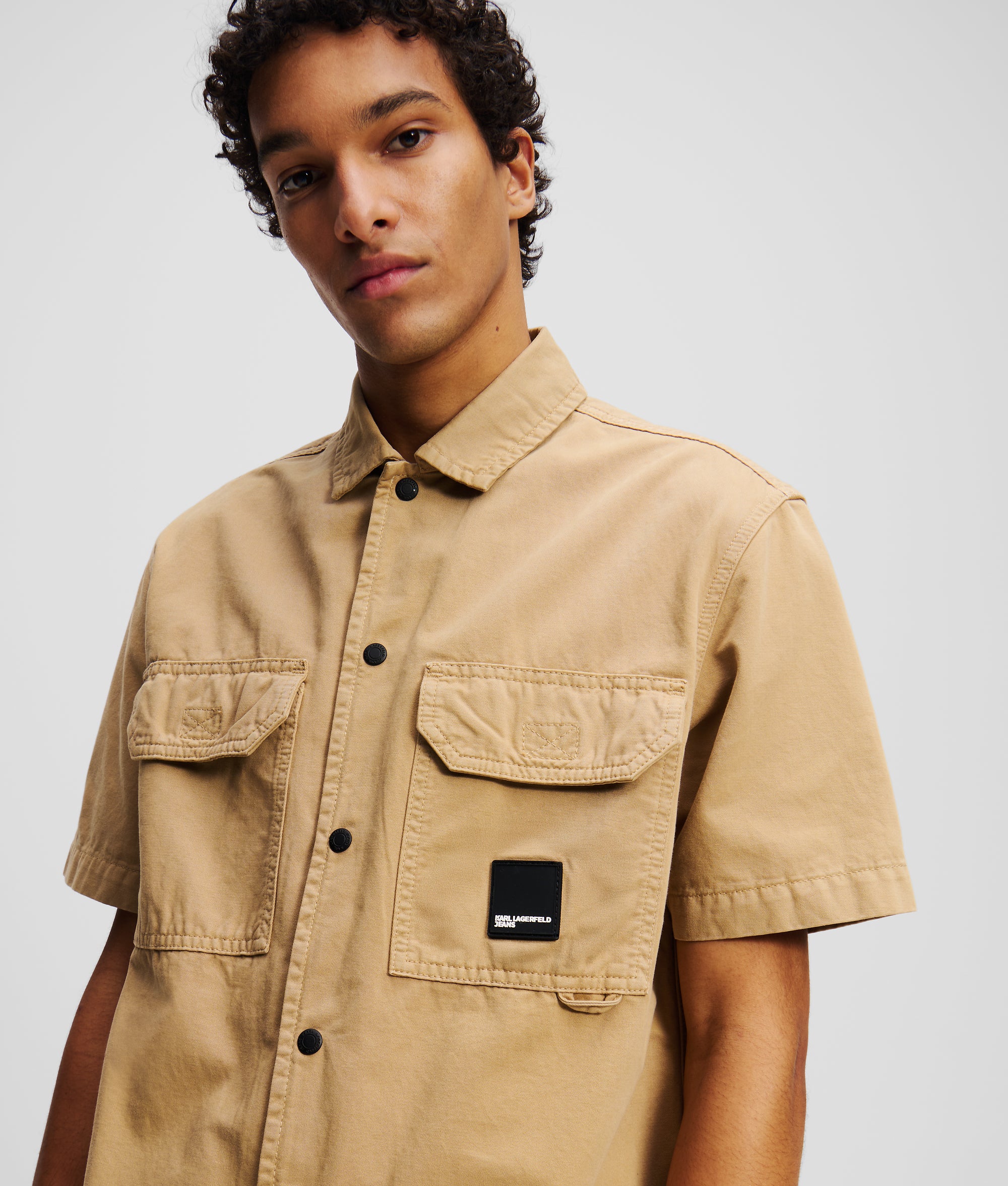 SHORT-SLEEVED BUTTON-UP SHIRT - Image 2