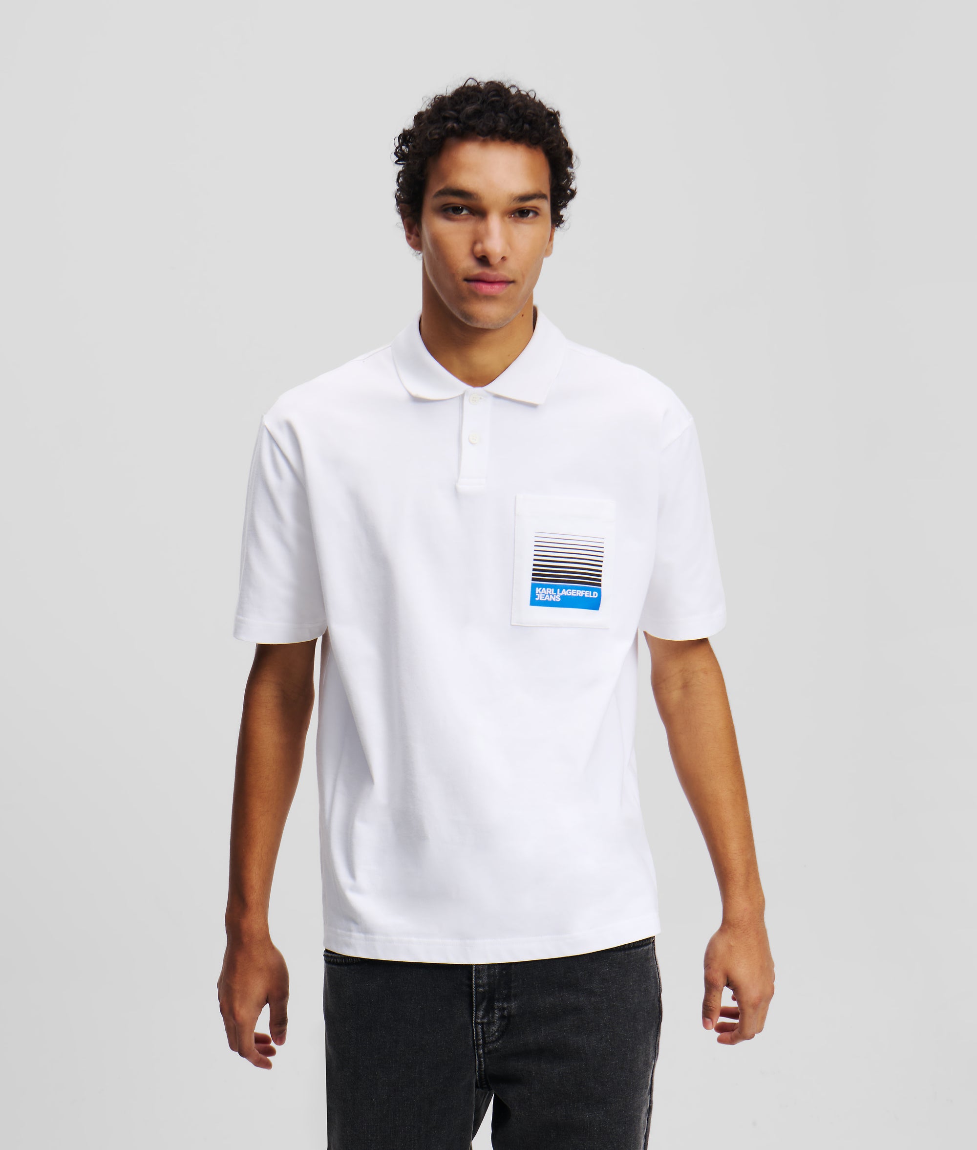 BOX FADE LOGO POLO SHIRT