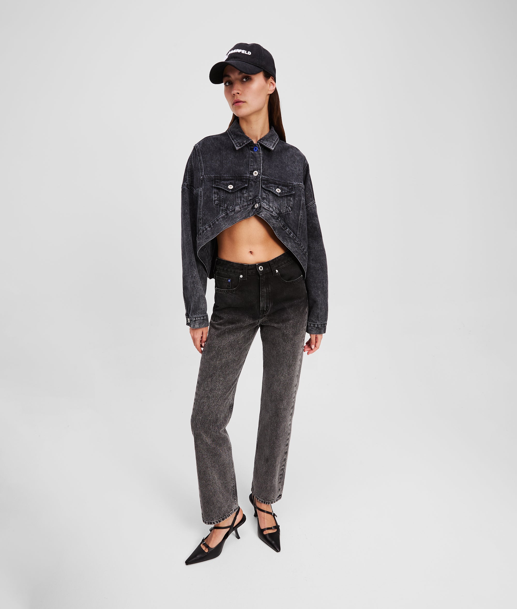 OMBRÉ HIGH-RISE STRAIGHT JEANS - Image 4