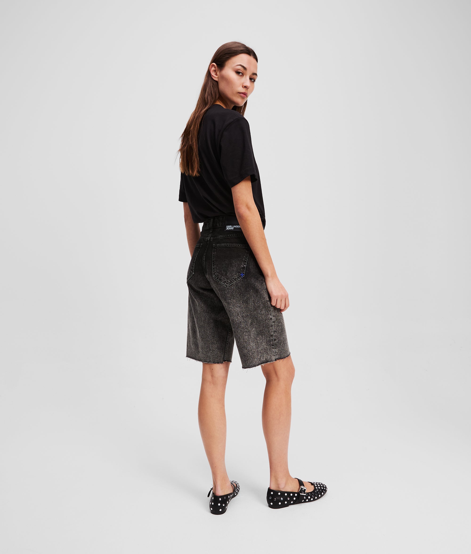 OMBR?? DENIM SHORTS - Image 3