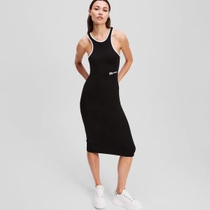 RACER-NECK DRESS