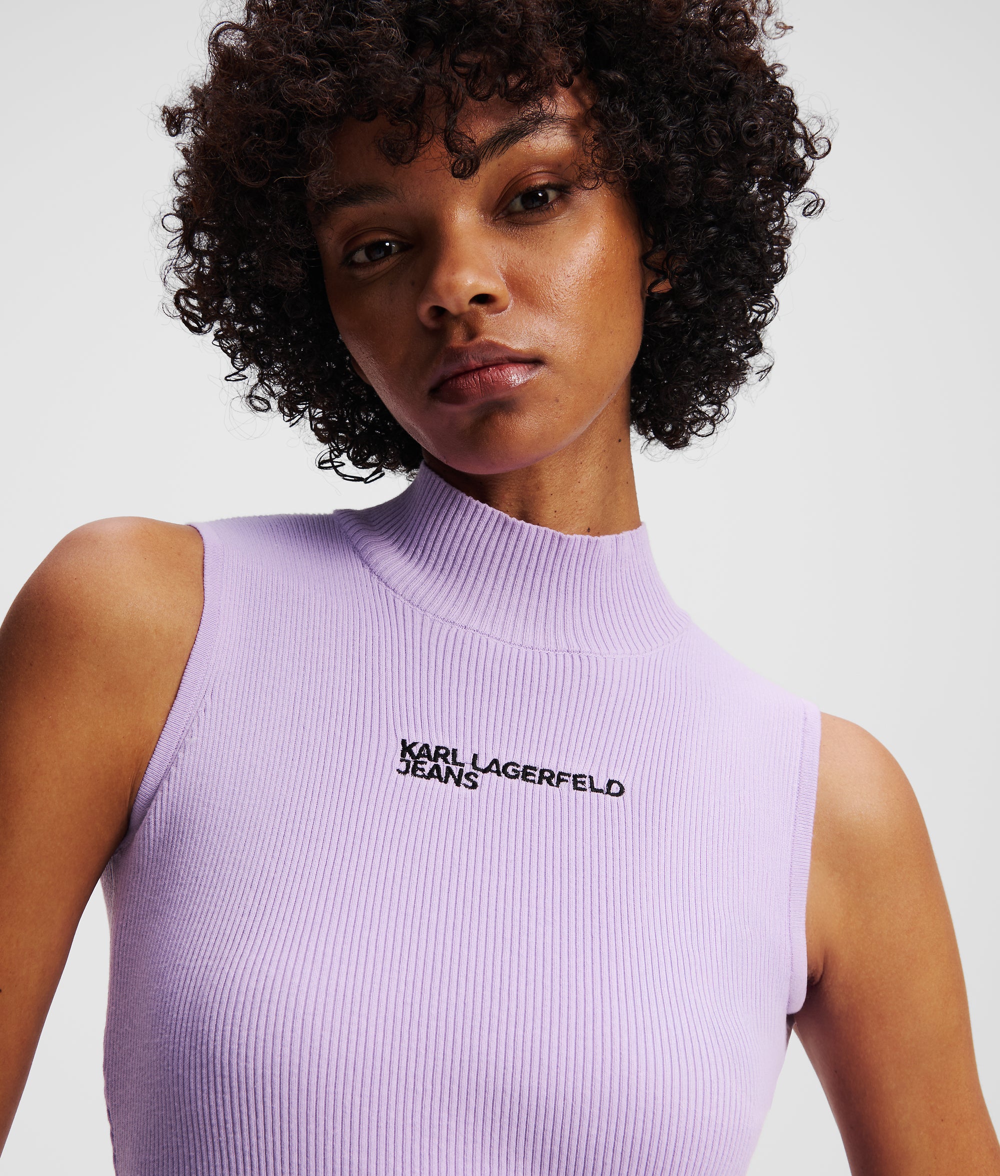 MOCK-NECK KNIT DRESS - Image 3