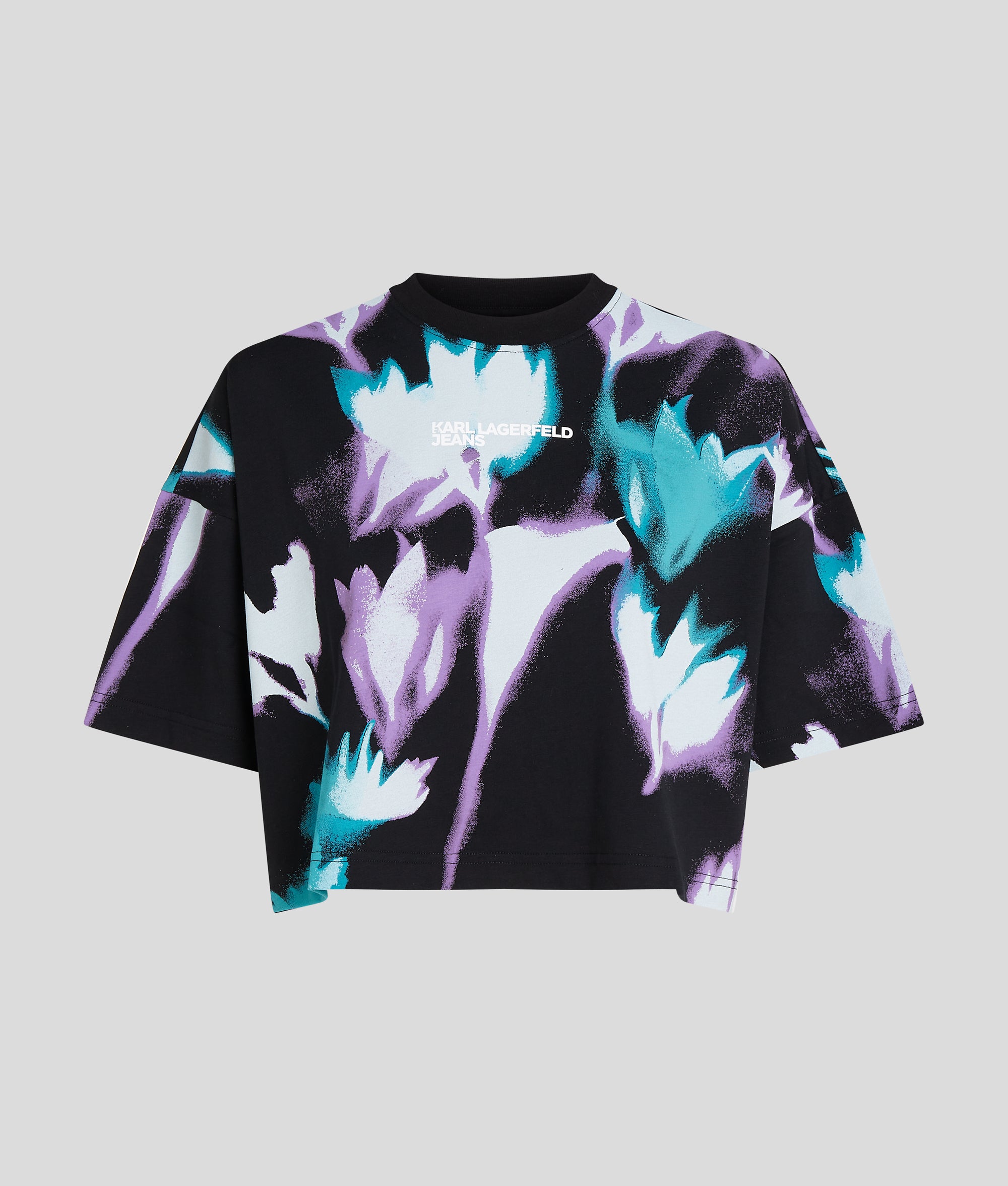 FLORAL-PRINT CROPPED T-SHIRT - Image 5