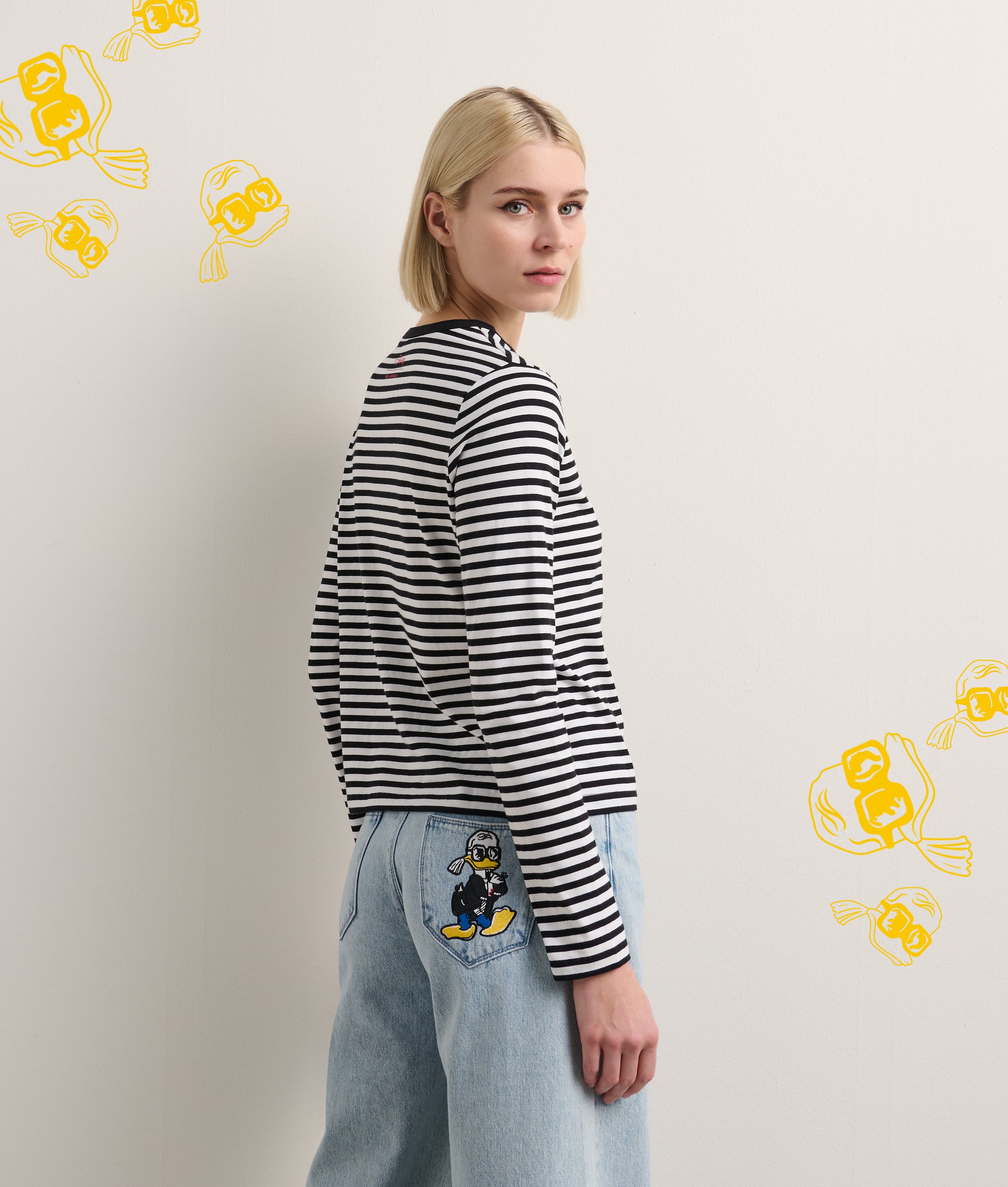 DISNEY X KL STRIPED T-SHIRT - Image 2