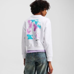FLORAL-PRINT SWEATSHIRT