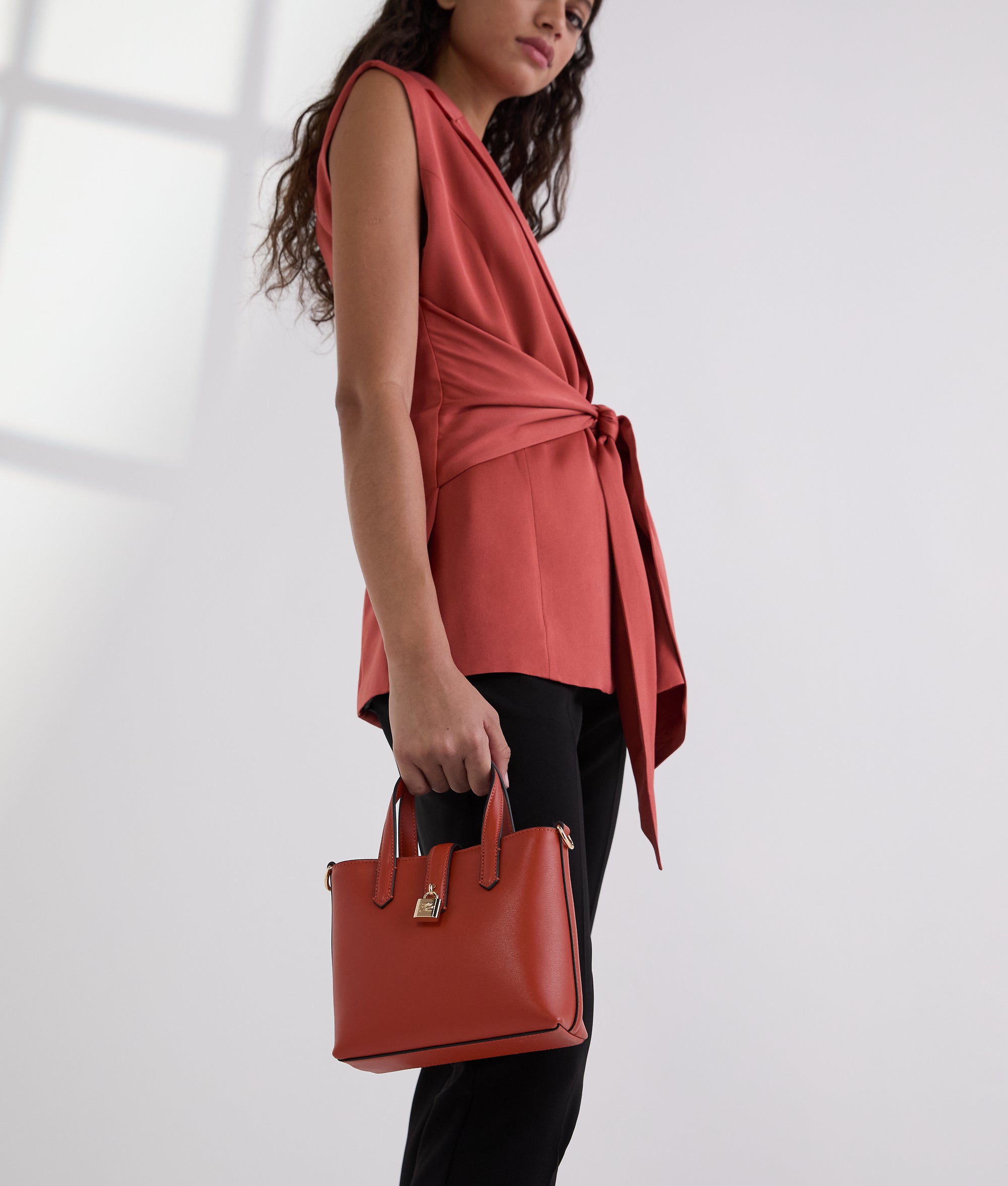 K/AUTOGRAPH PADLOCK MINI TOTE BAG - Image 2