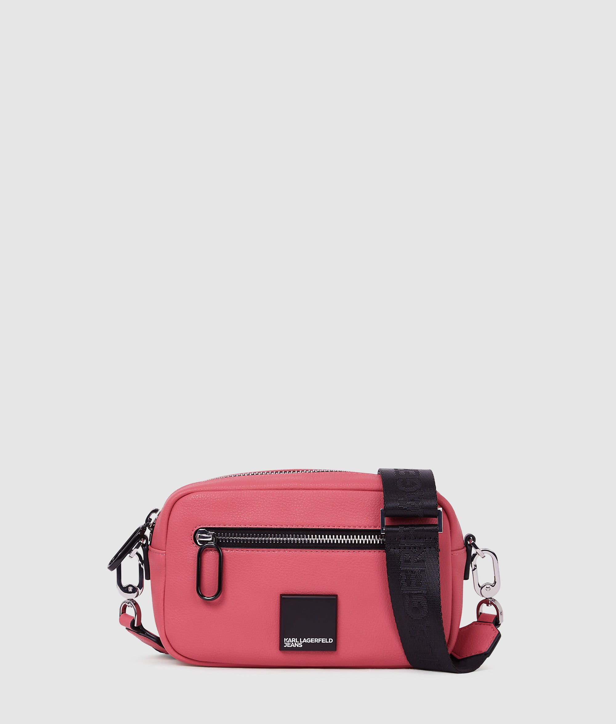 Box logo crossbody camera bag