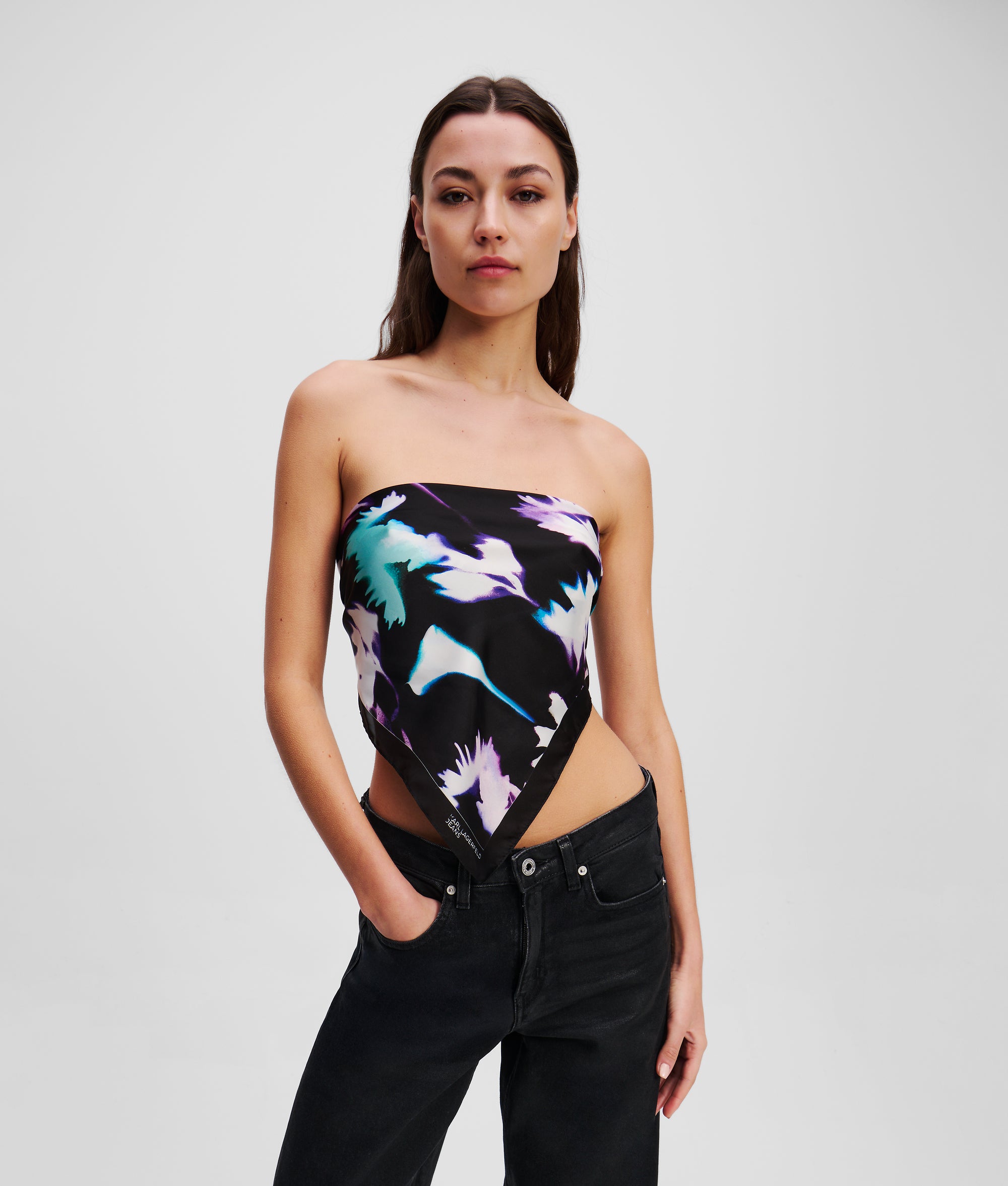 FLORAL BANDANA SCARF - Image 2