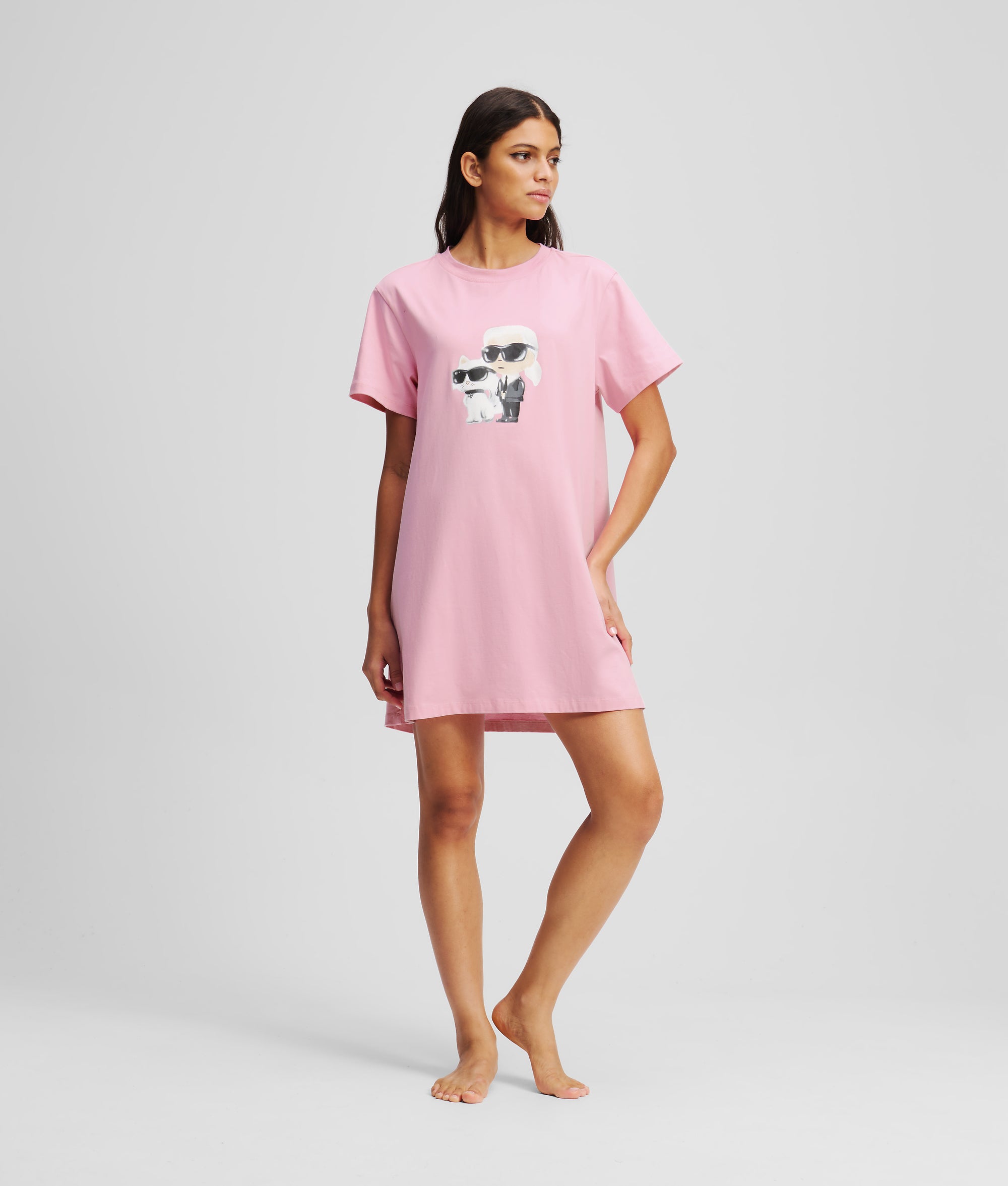 IKON T-SHIRT PAJAMA DRESS - Image 4