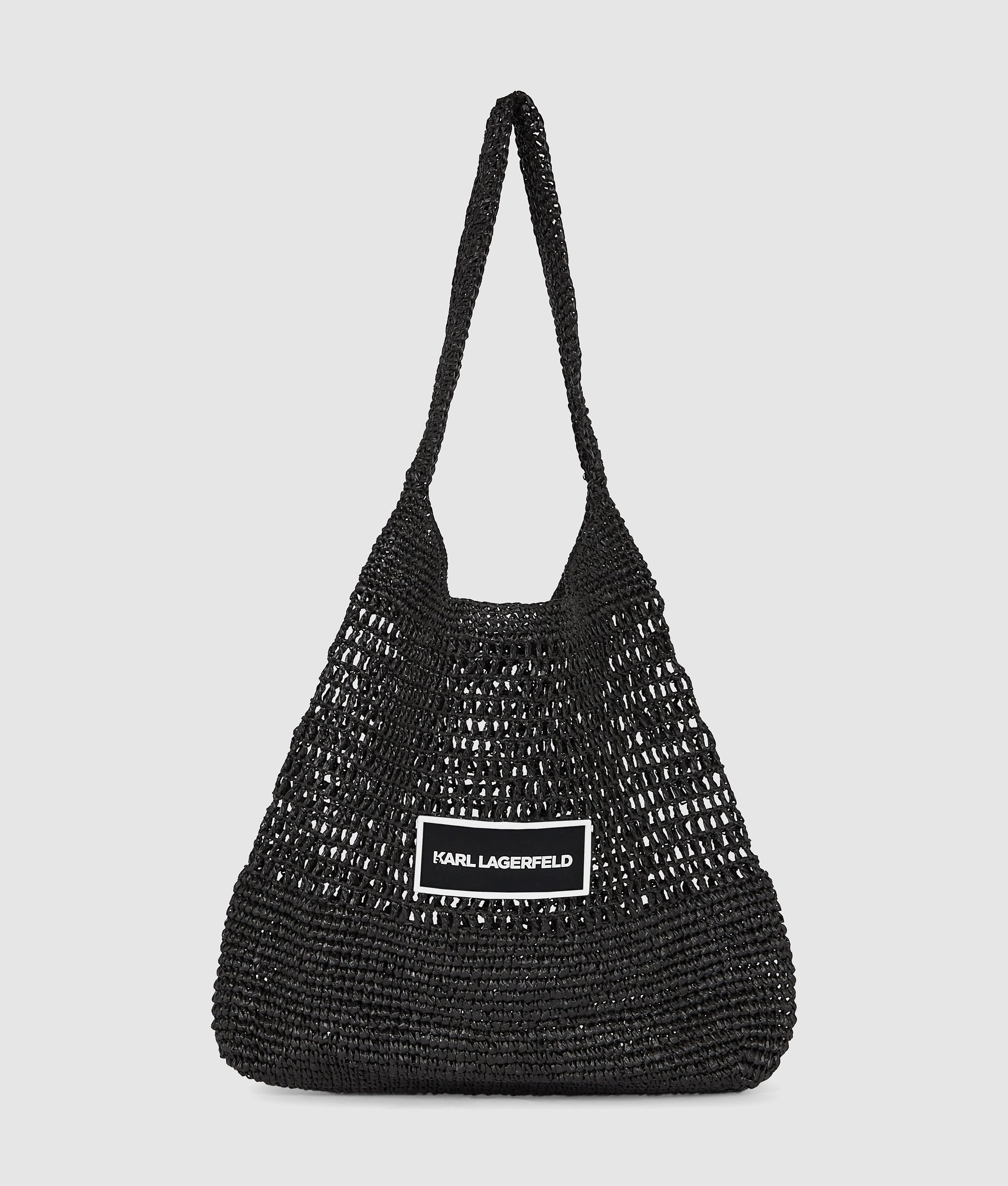 LOGO CROCHET BEACH BAG