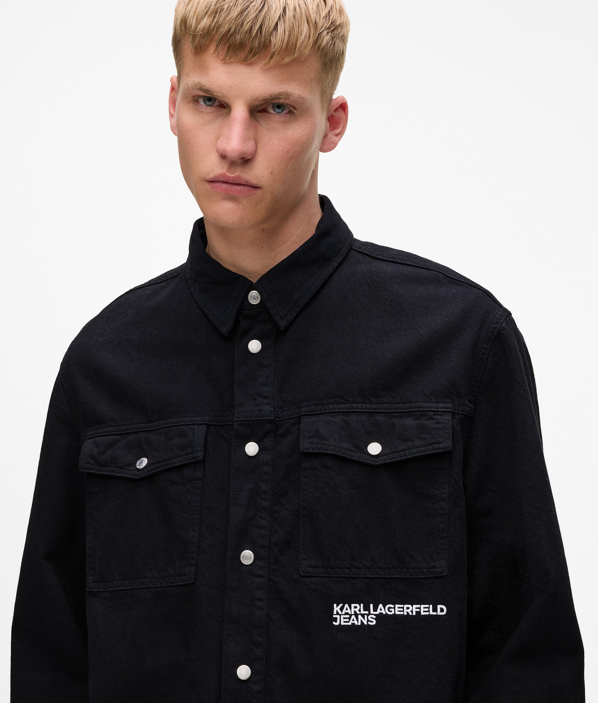 Karl quote overshirt - Image 3
