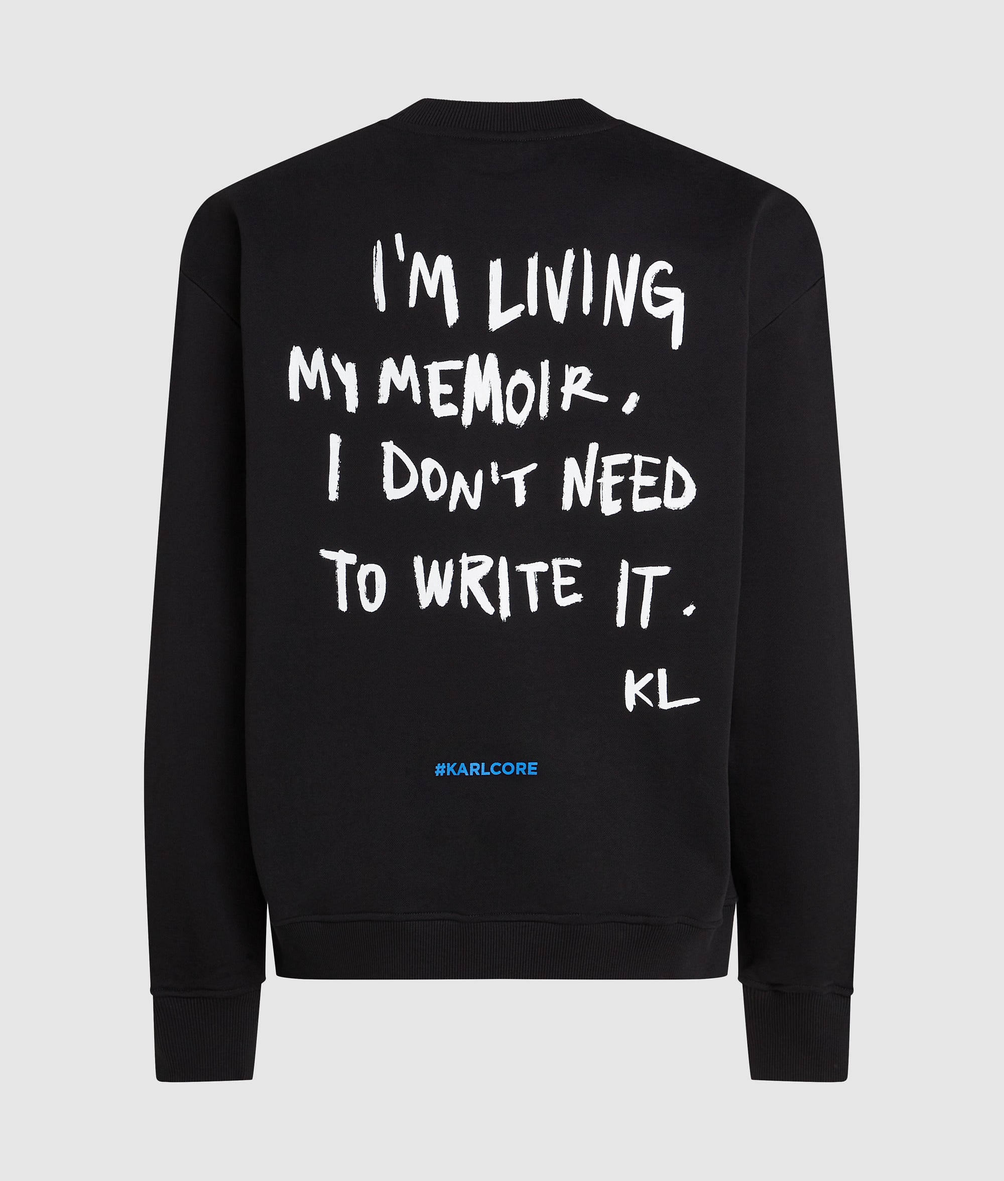 Relaxed Karl quote sweatshirt - Image 6