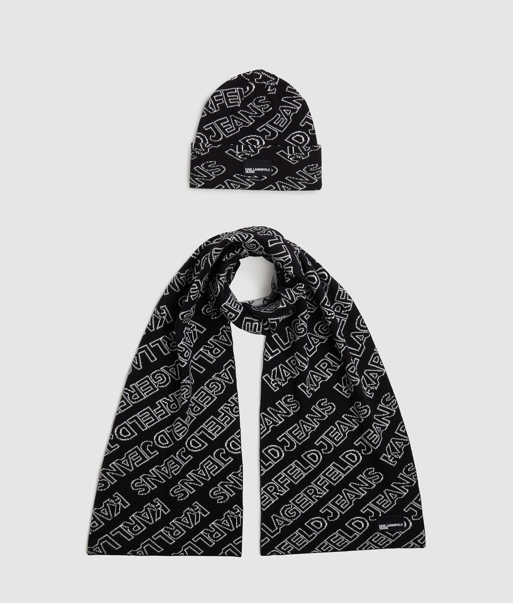 Logo scarf and beanie gift set - Image 3