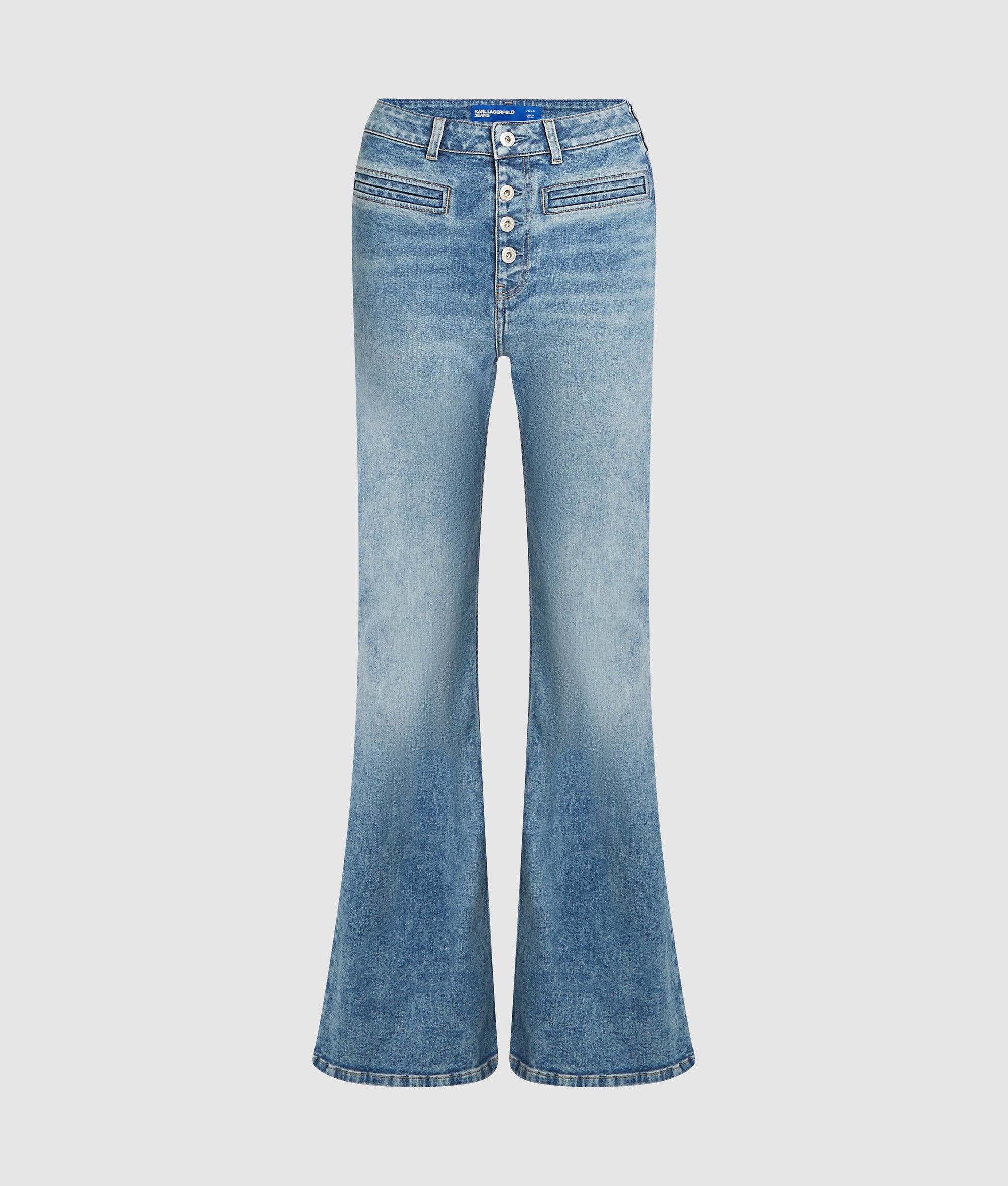 High-rise flared jeans - Image 5