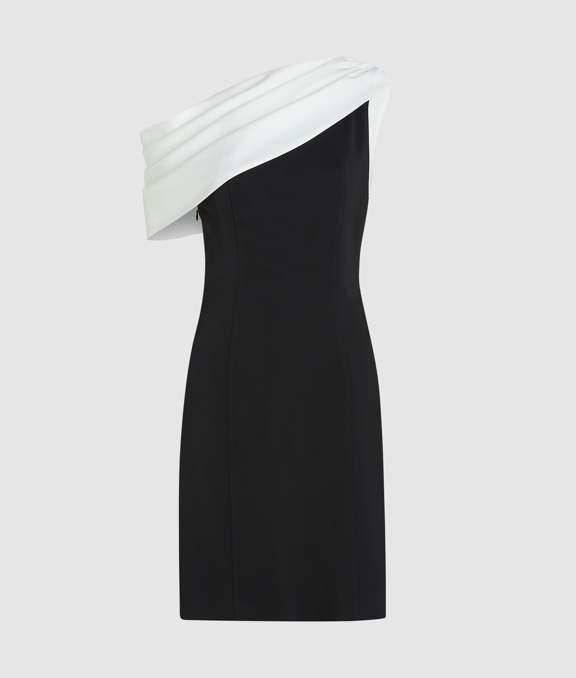 Draped one-shoulder dress - Image 5