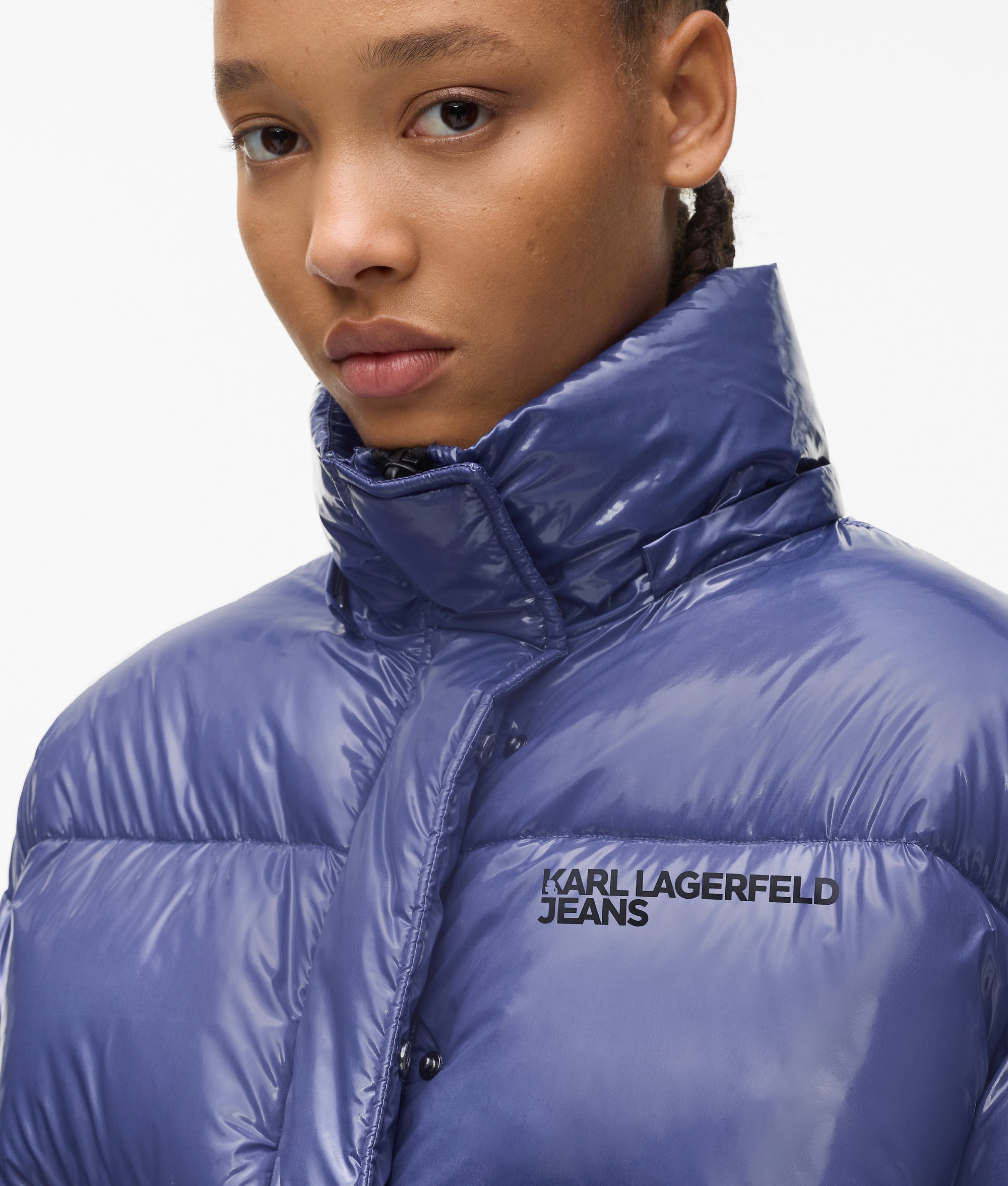 Shiny boxy puffer jacket - Image 5