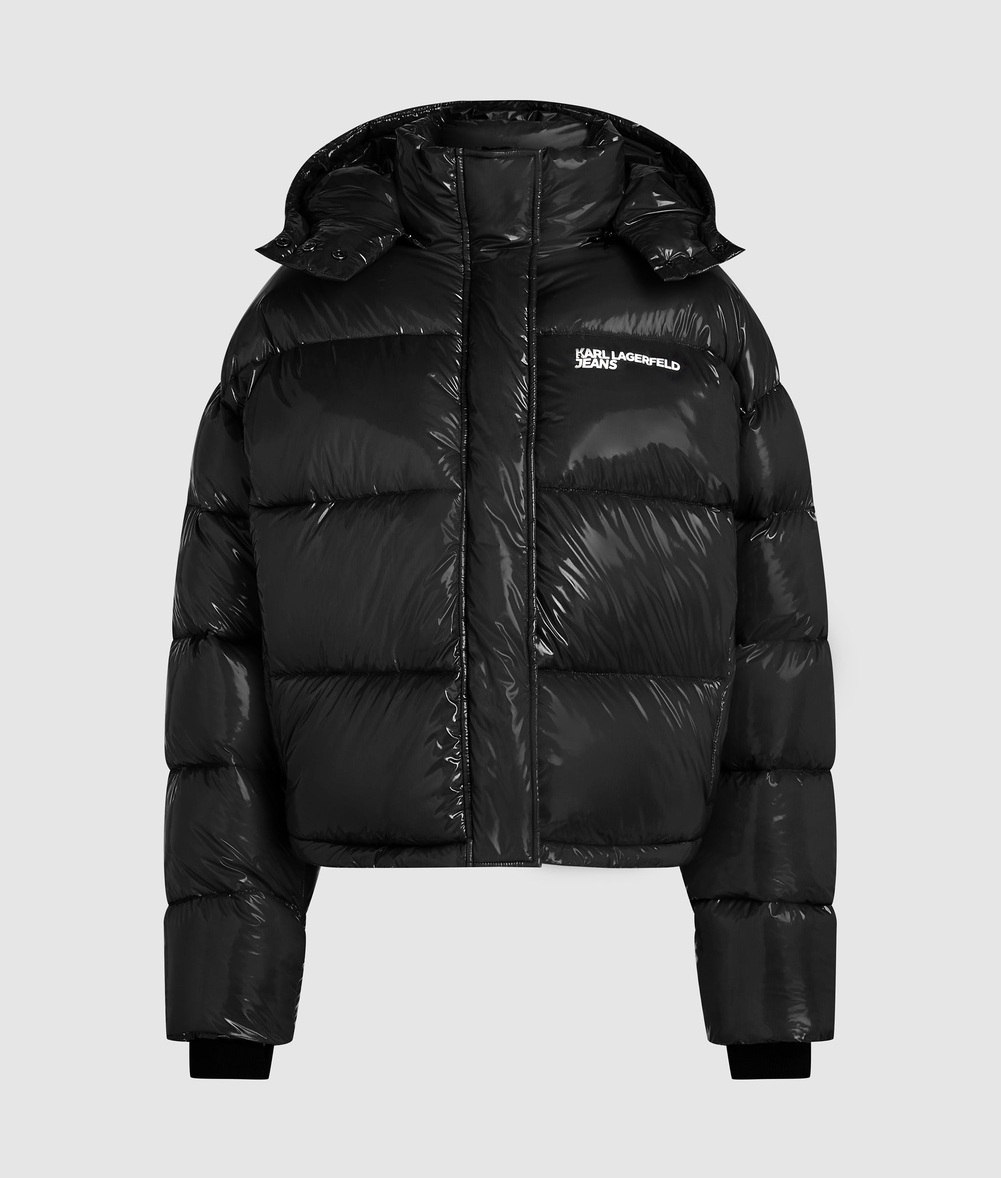 Shiny boxy puffer jacket - Image 6