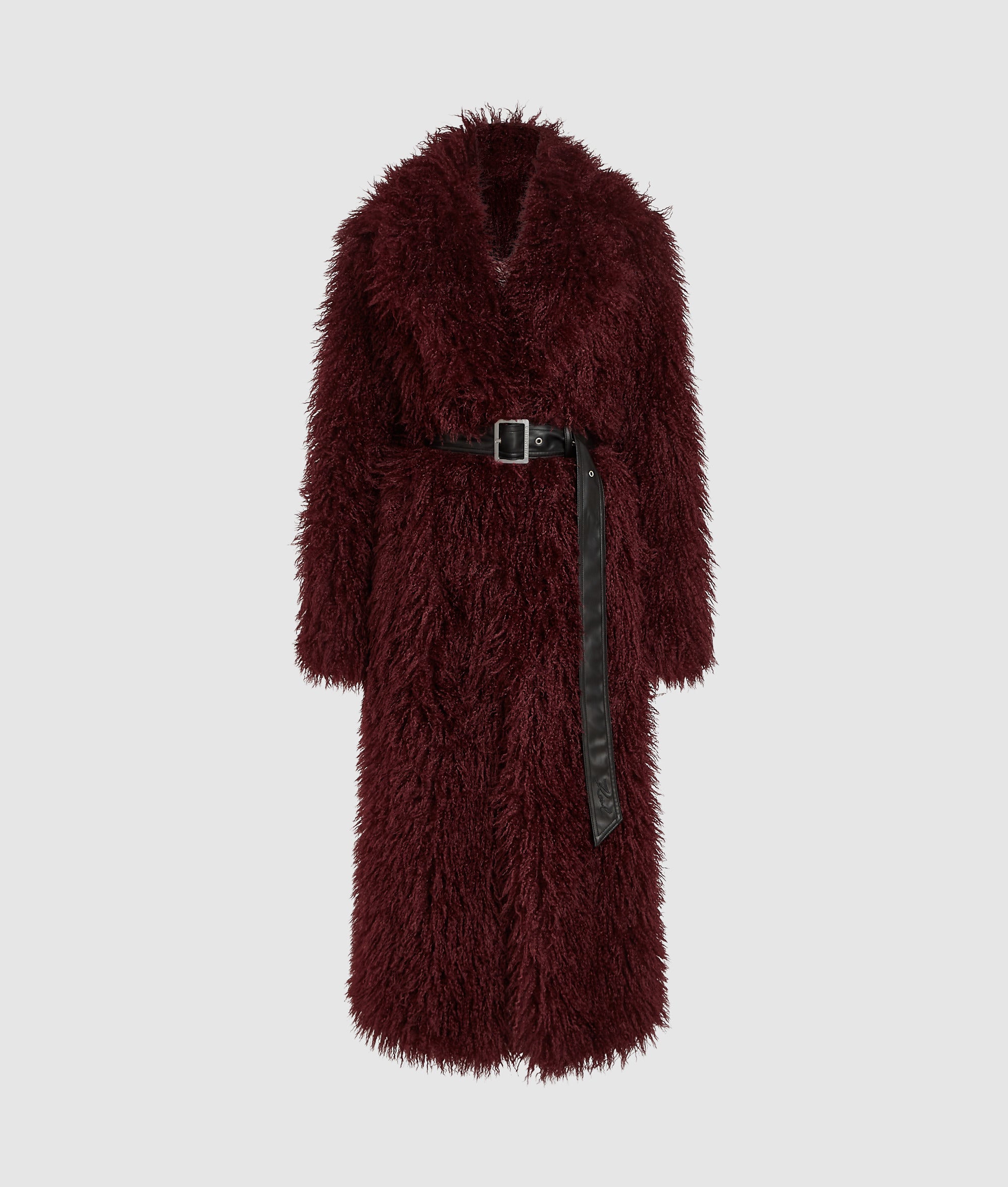 Long faux-fur coat - Image 5
