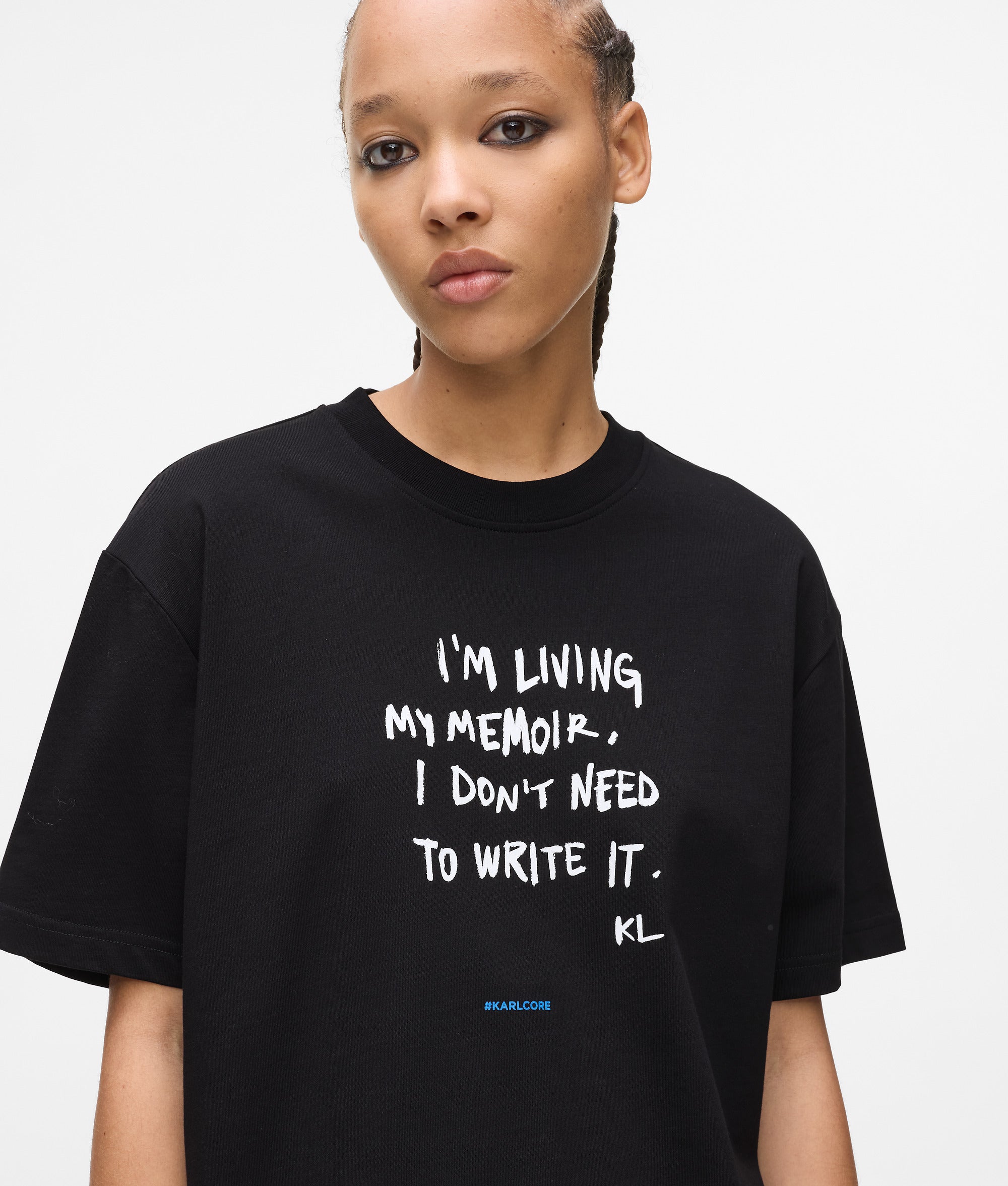 Relaxed Karl quote T-shirt - Image 3