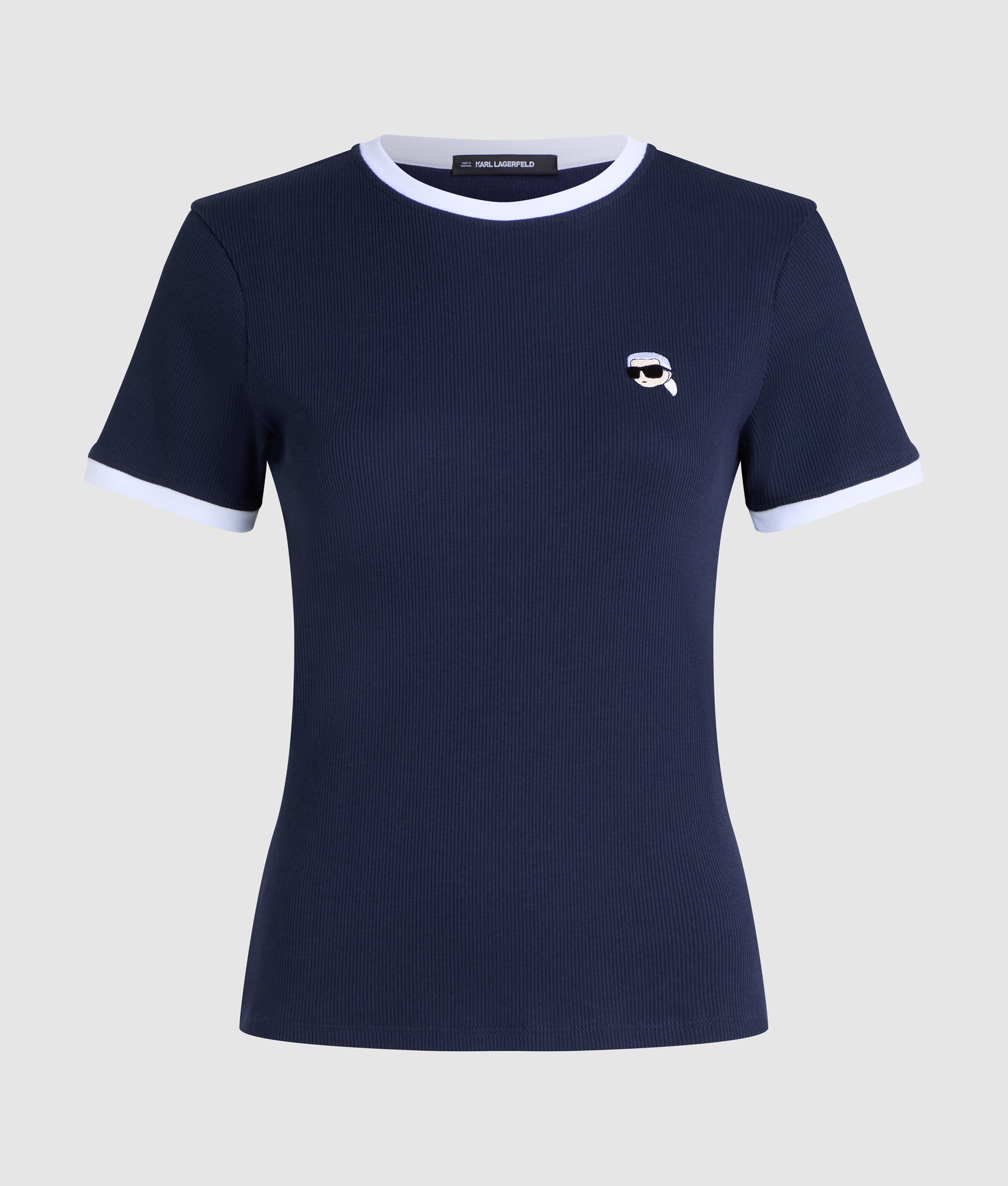 Ikon slim fit rib T-shirt - Image 5