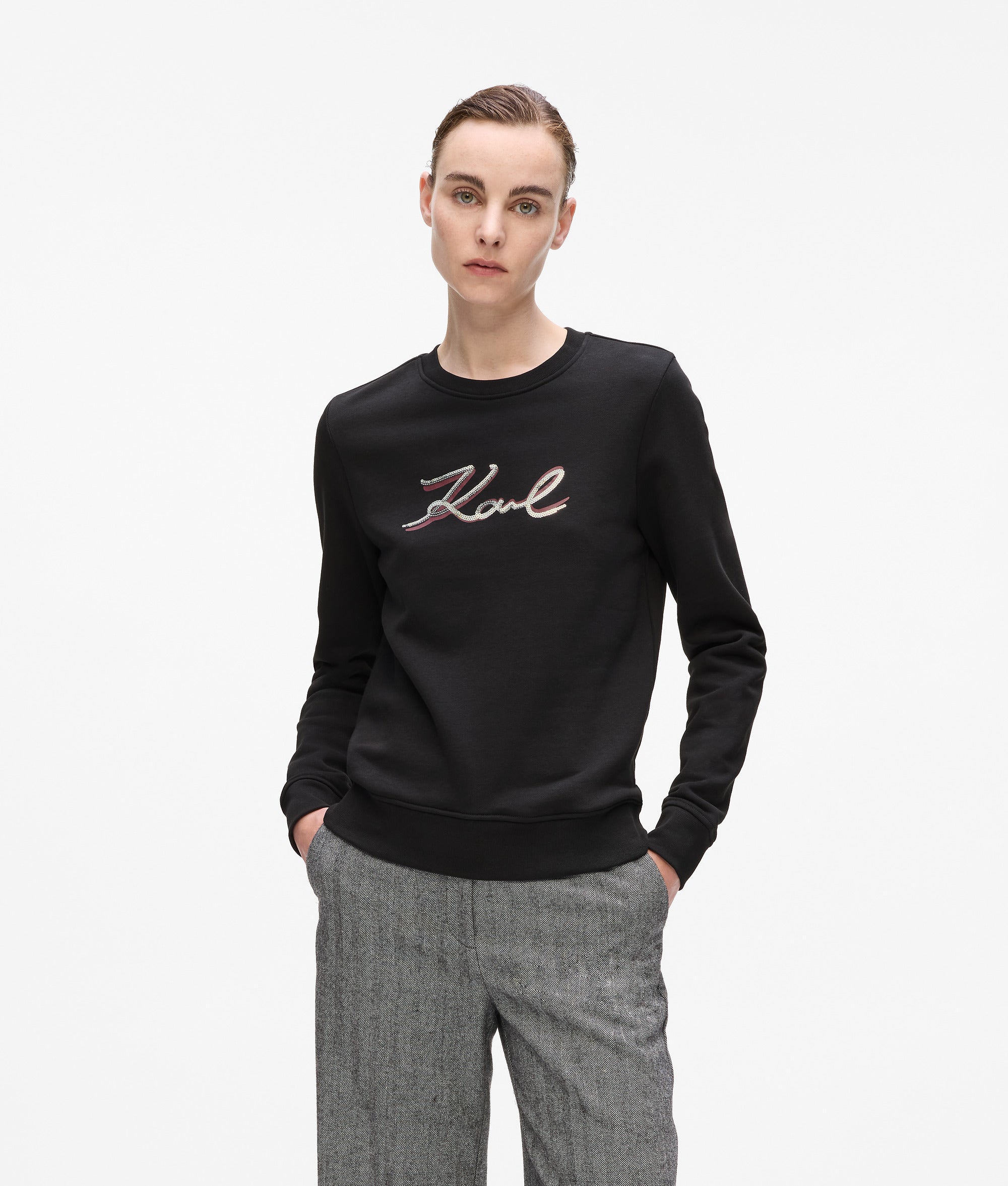 Sequin Signature sweatshirt