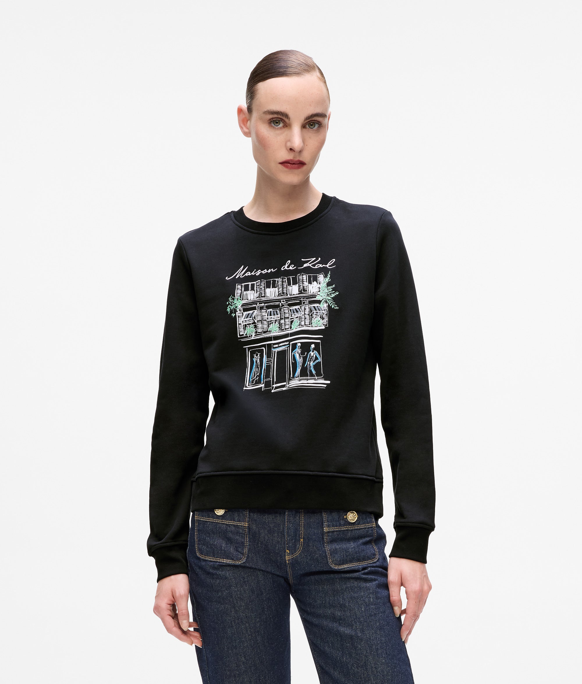 Paris sketch sweatshirt