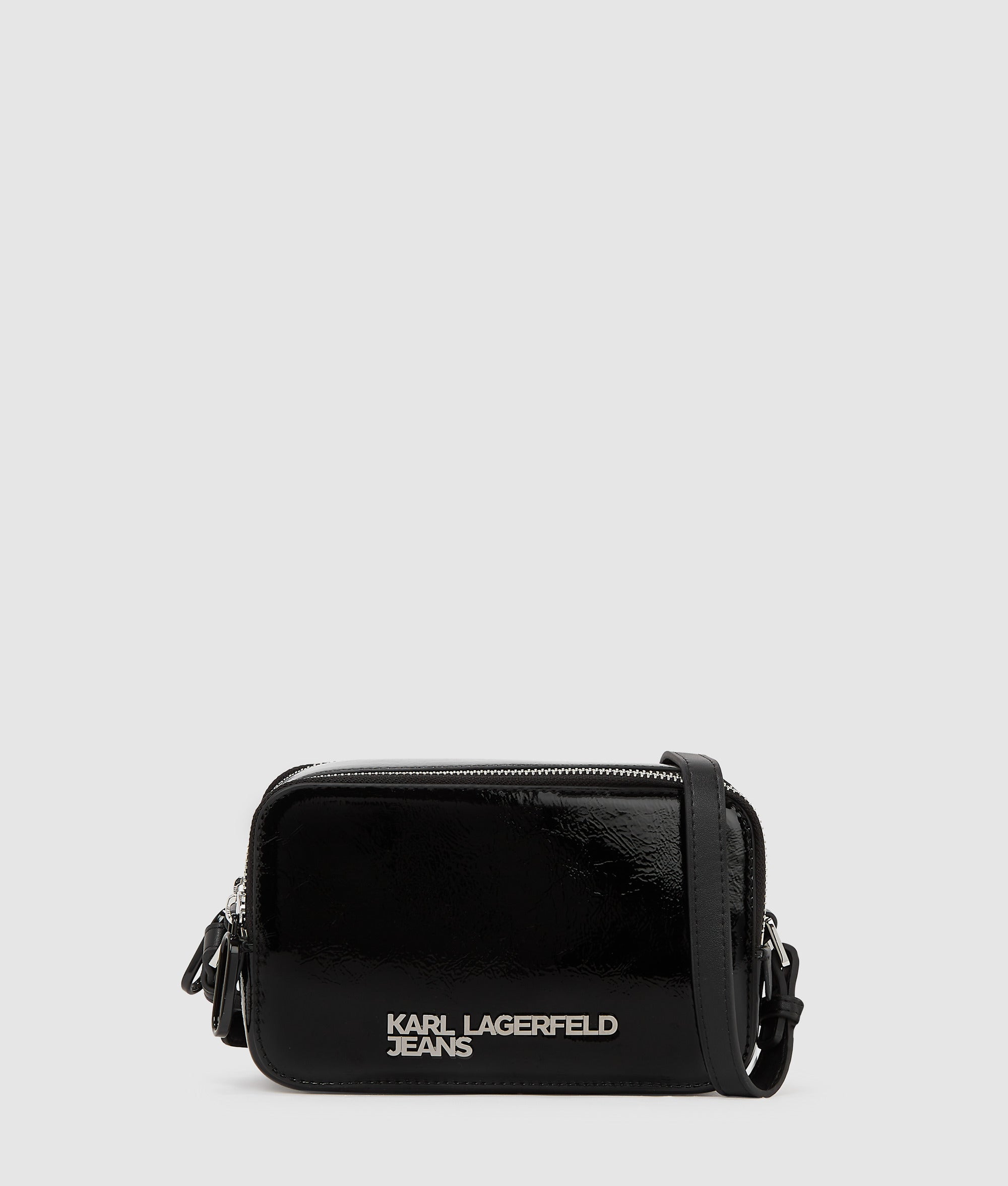 Logo shiny camera bag