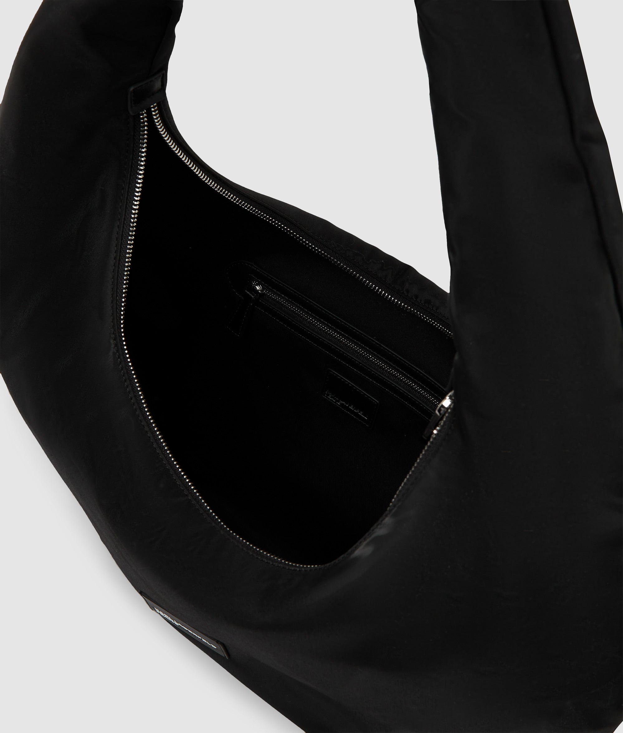 Glossy nylon hobo bag - Image 5