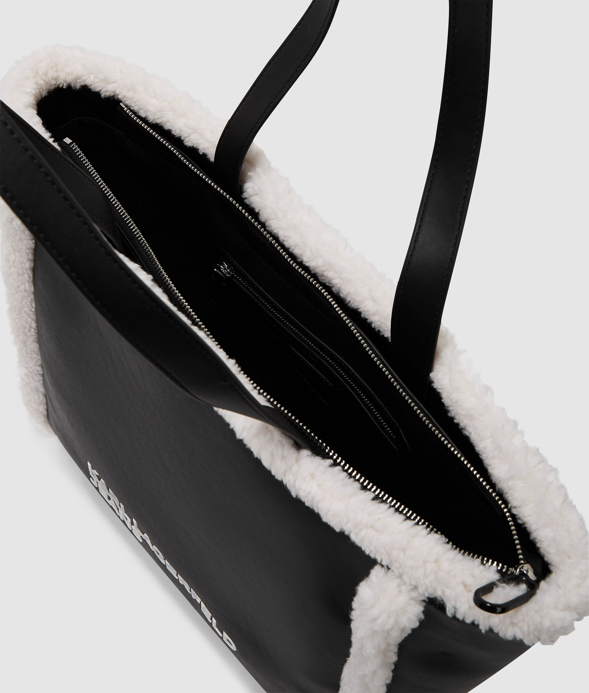 Shearling tote bag - Image 5