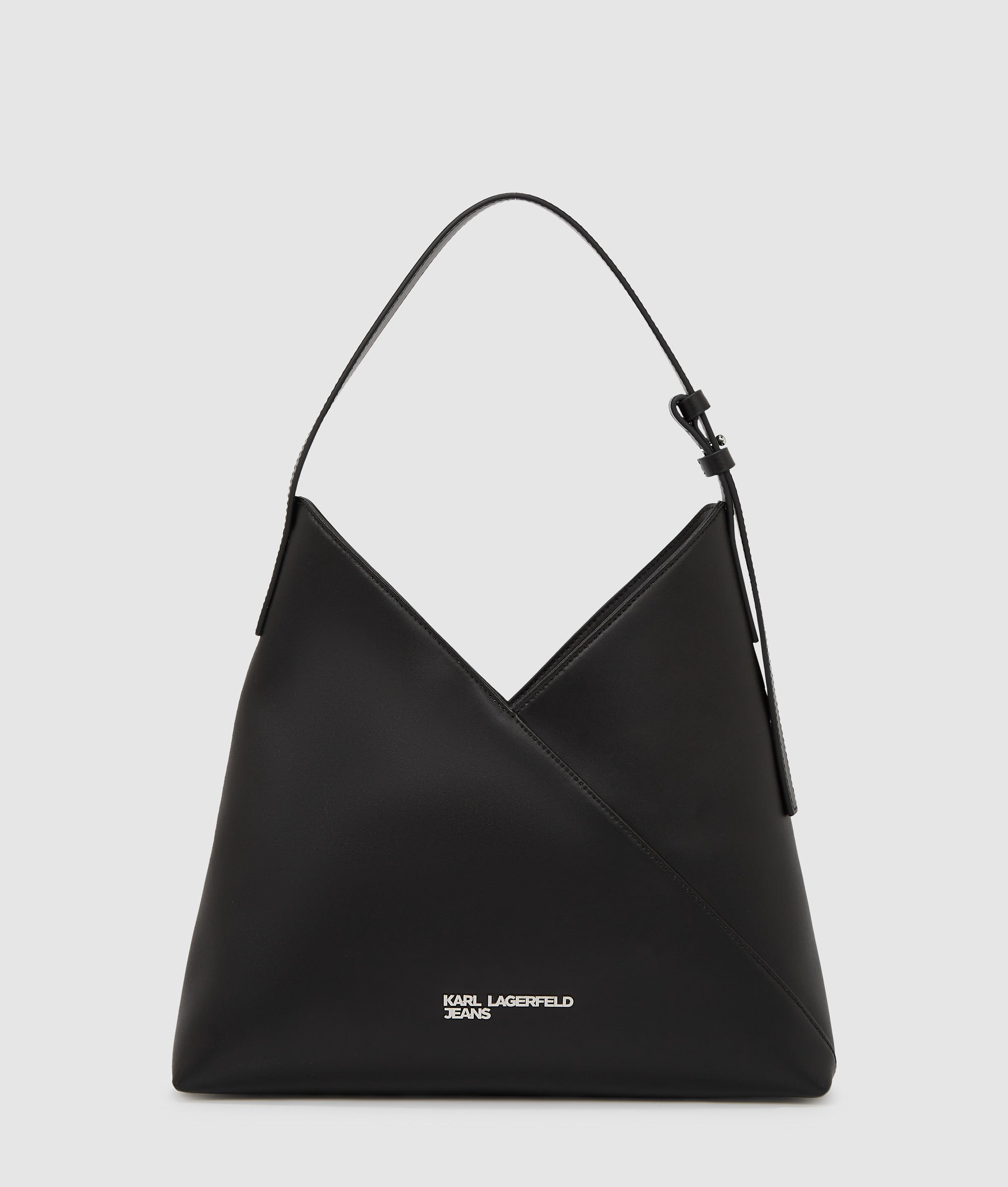 Geo leather small tote bag - Image 4