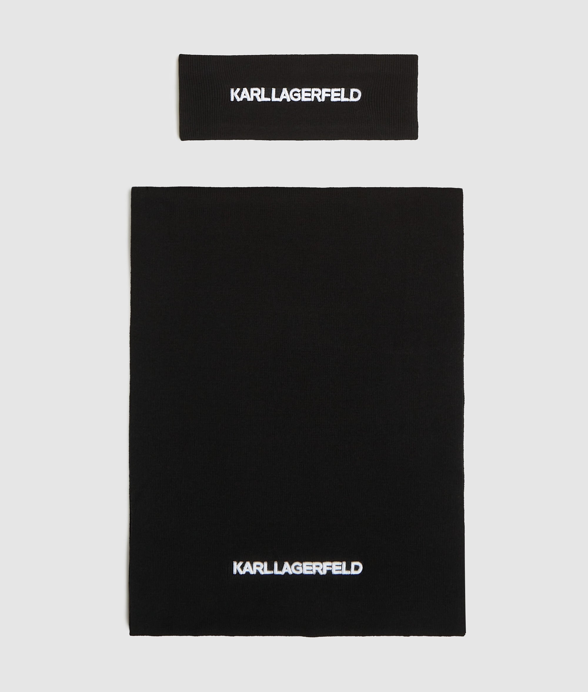 Logo headband and scarf gift set