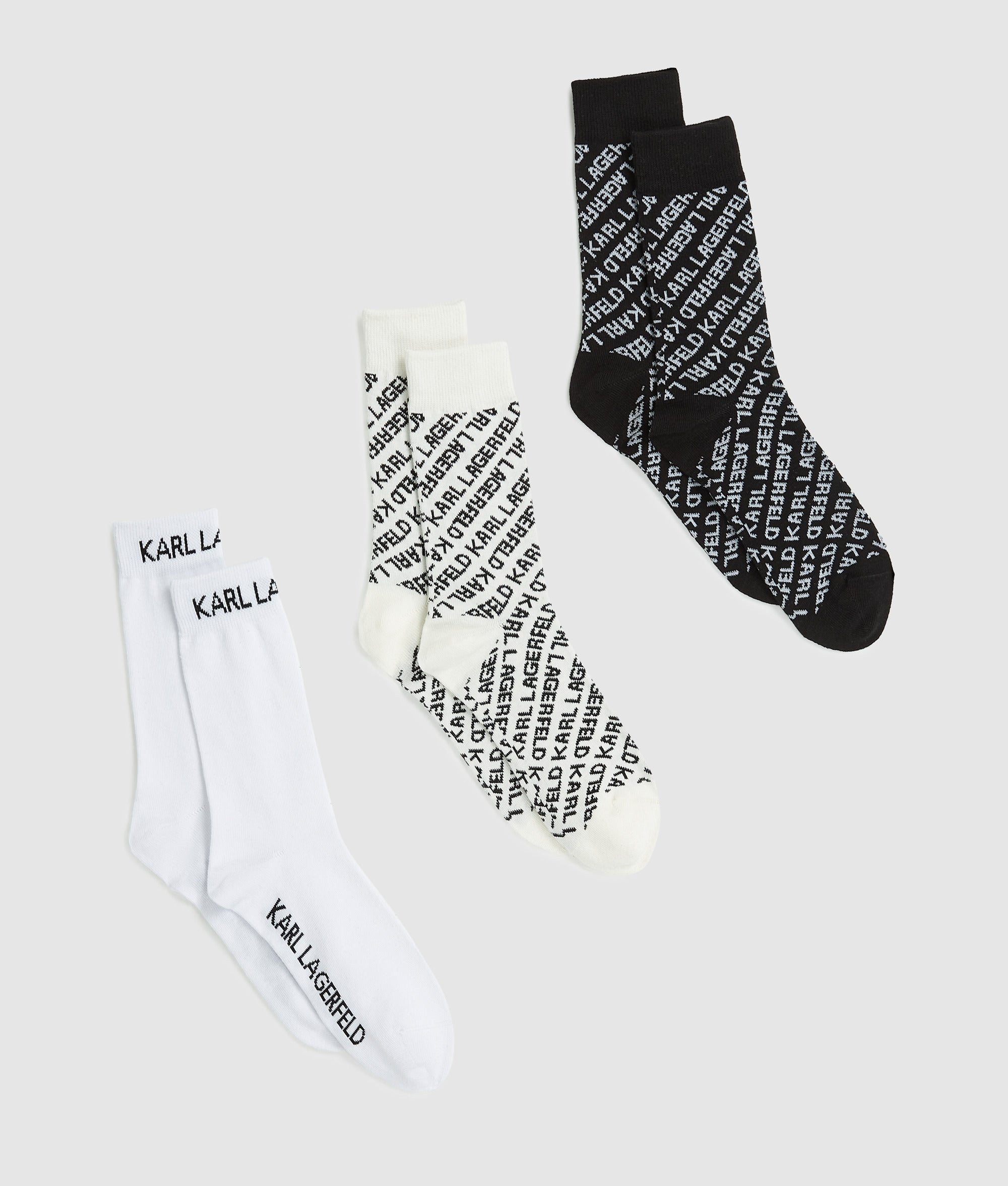 All-over logo socks ?C 3 pack - Image 2