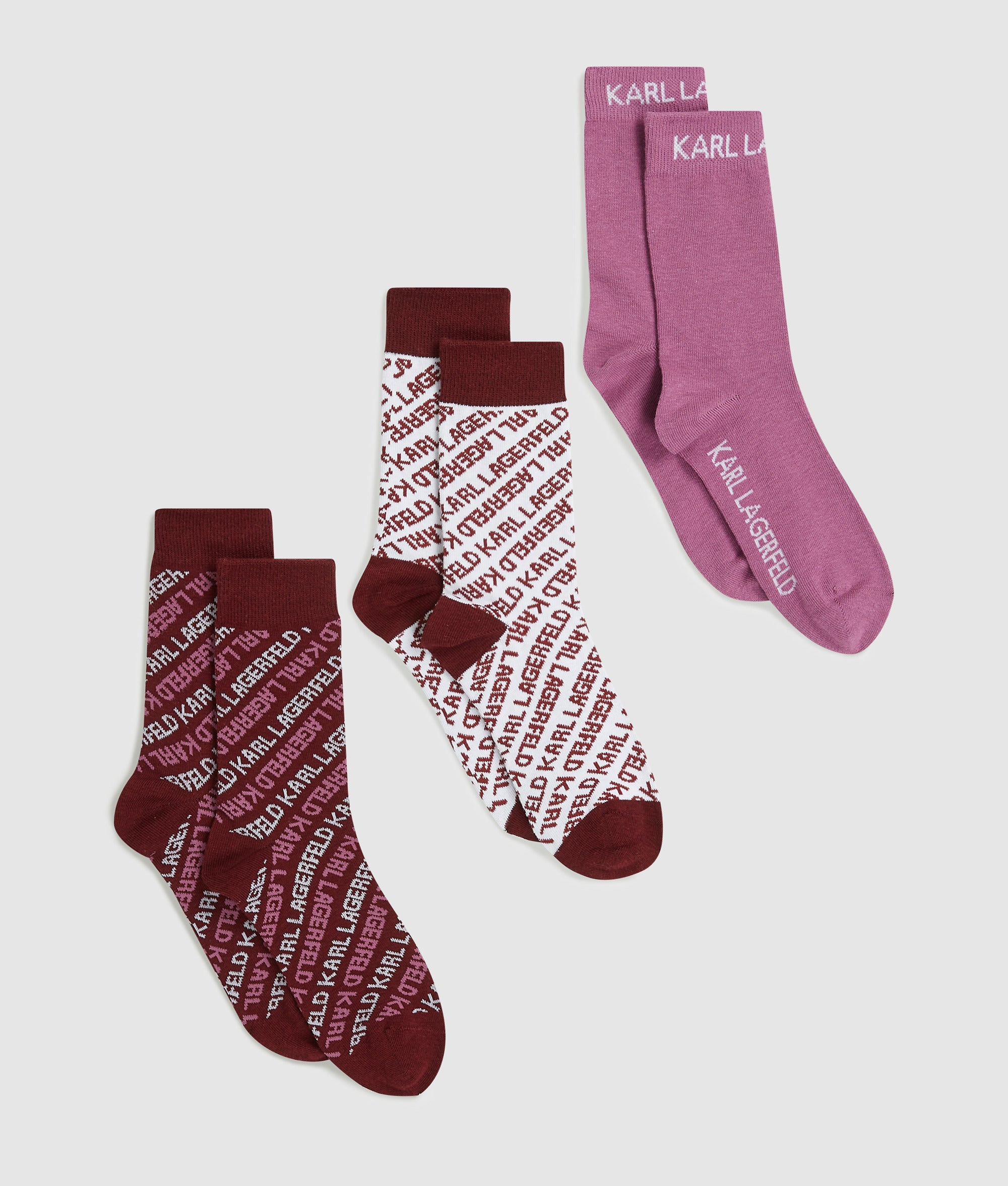 All-over logo socks ?C 3 pack - Image 2