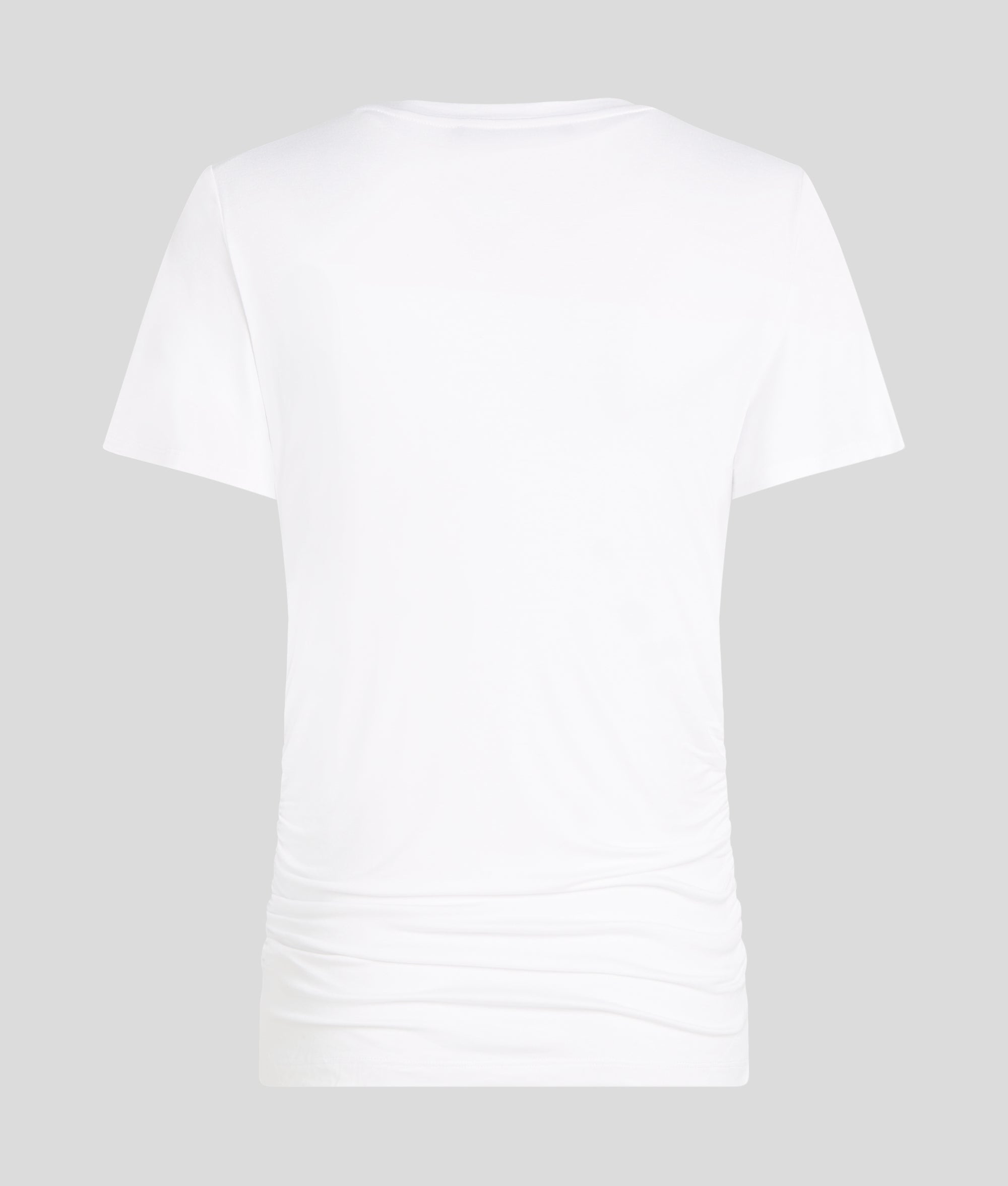 SIGNATURE V-NECK RUCHED T-SHIRT - Image 2