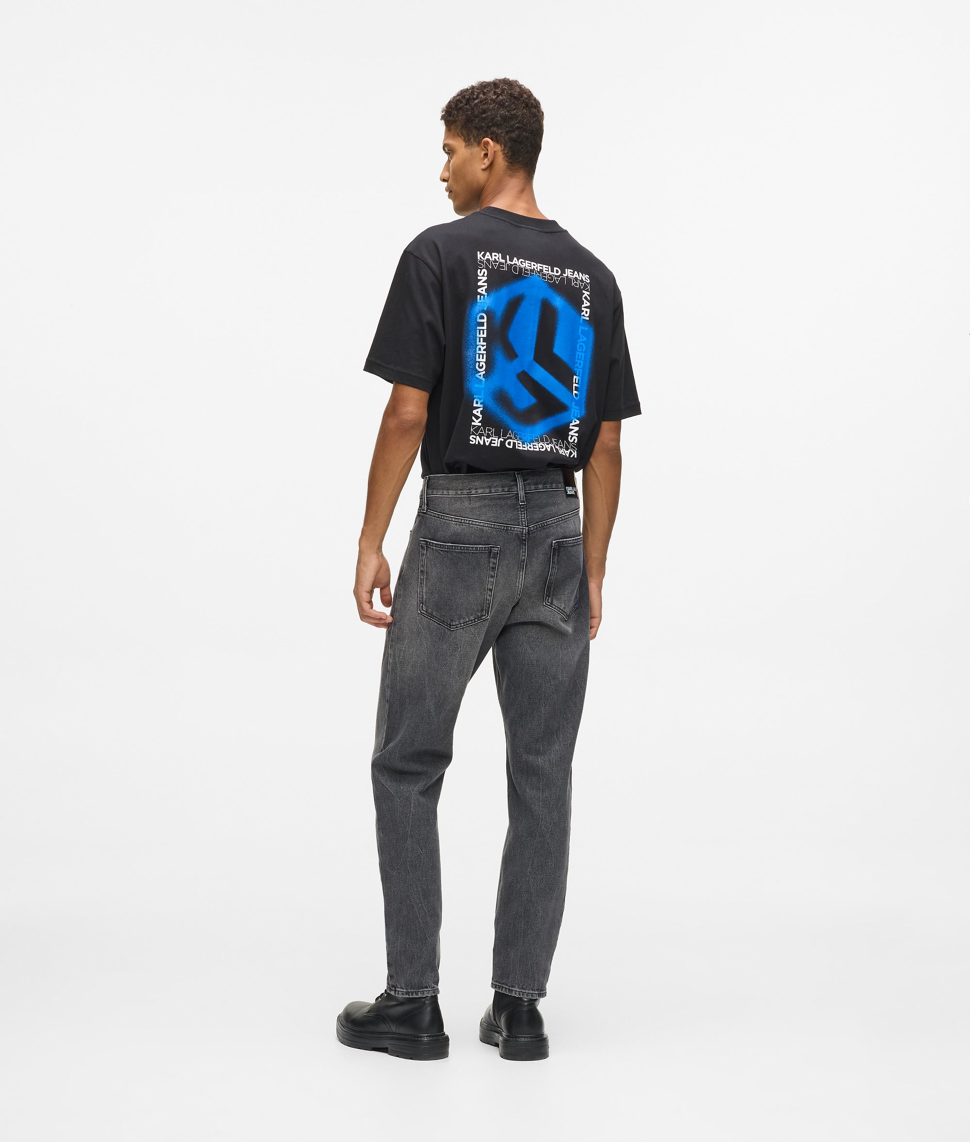 Vintage wash tapered jeans - Image 3