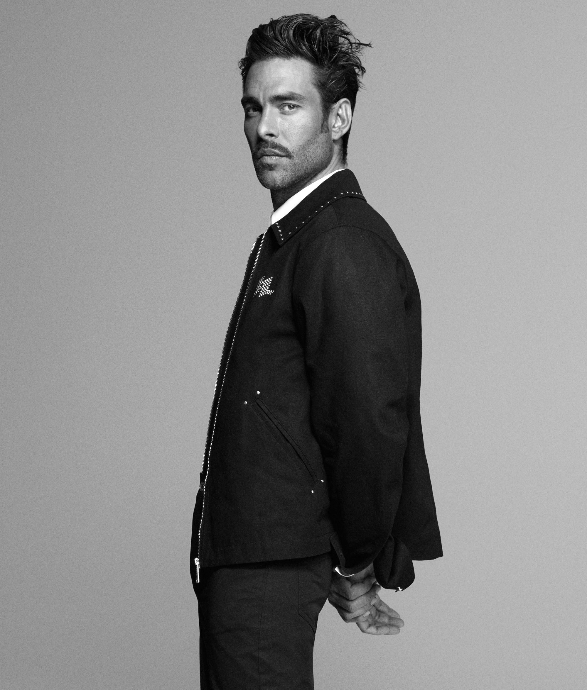 Karl DNA studded jacket - Image 7