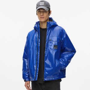 High-shine utility jacket