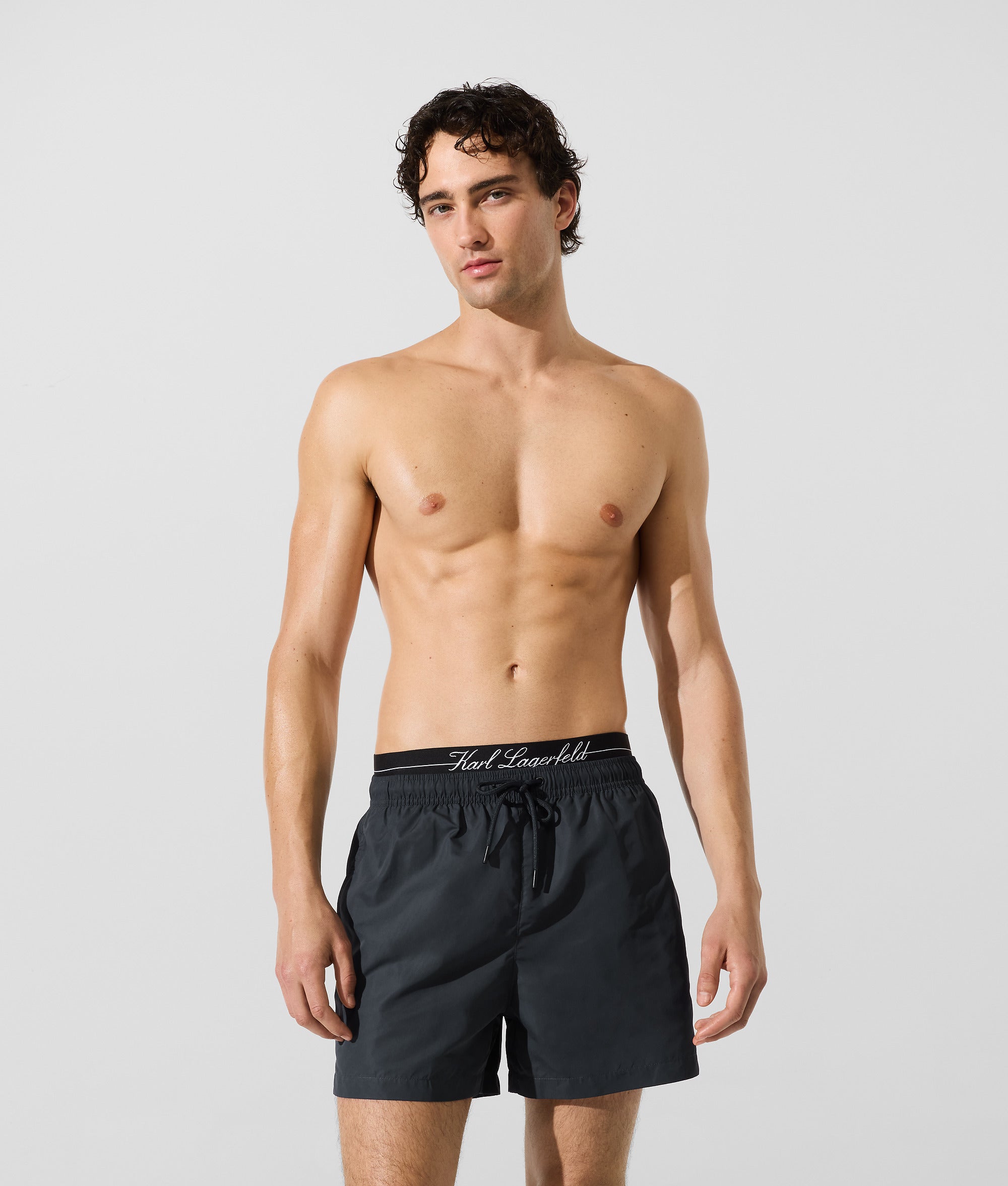 Double waistband boardshorts