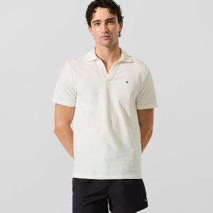 Monogram pin polo shirt