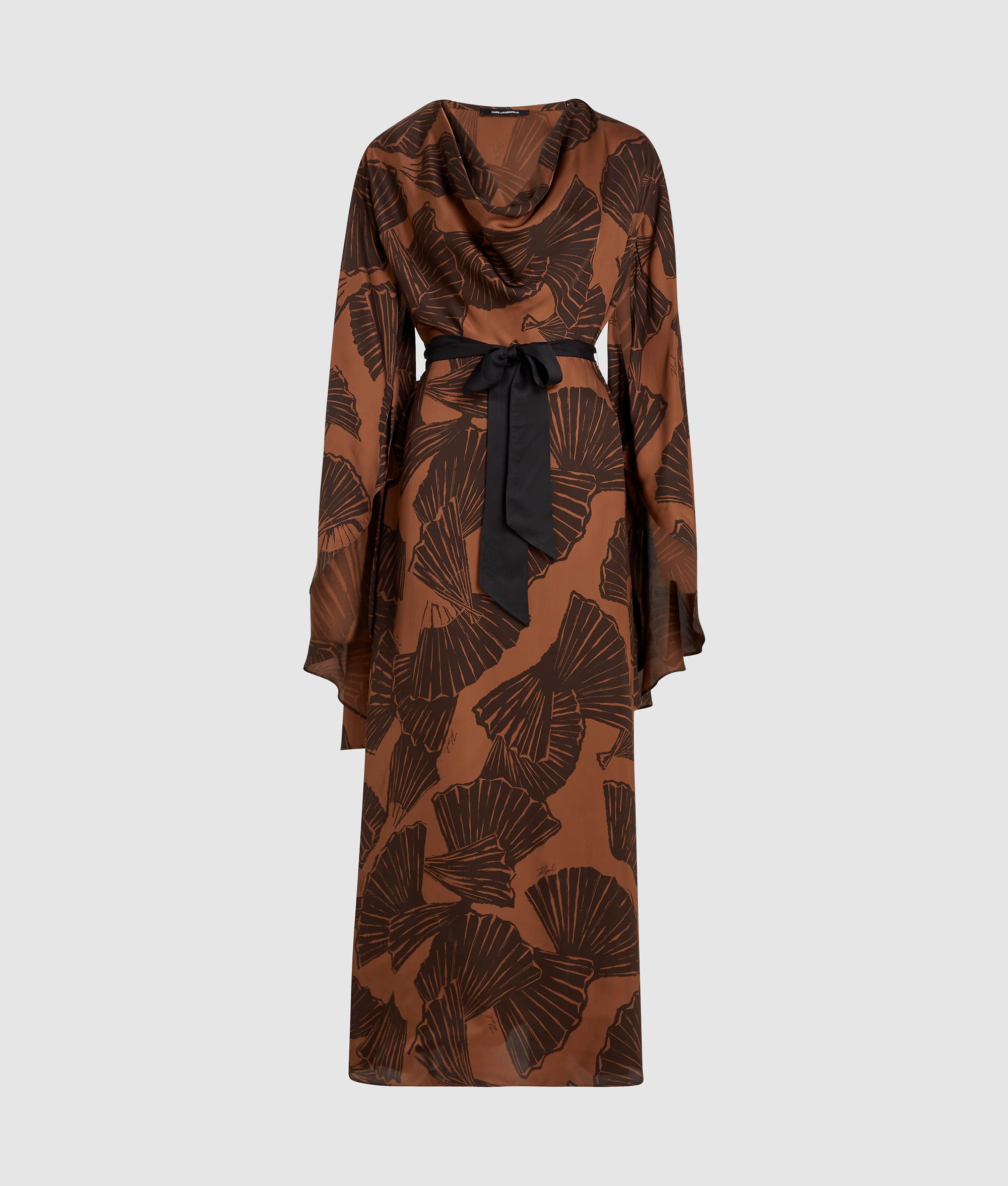 Fan print kaftan dress - Image 5