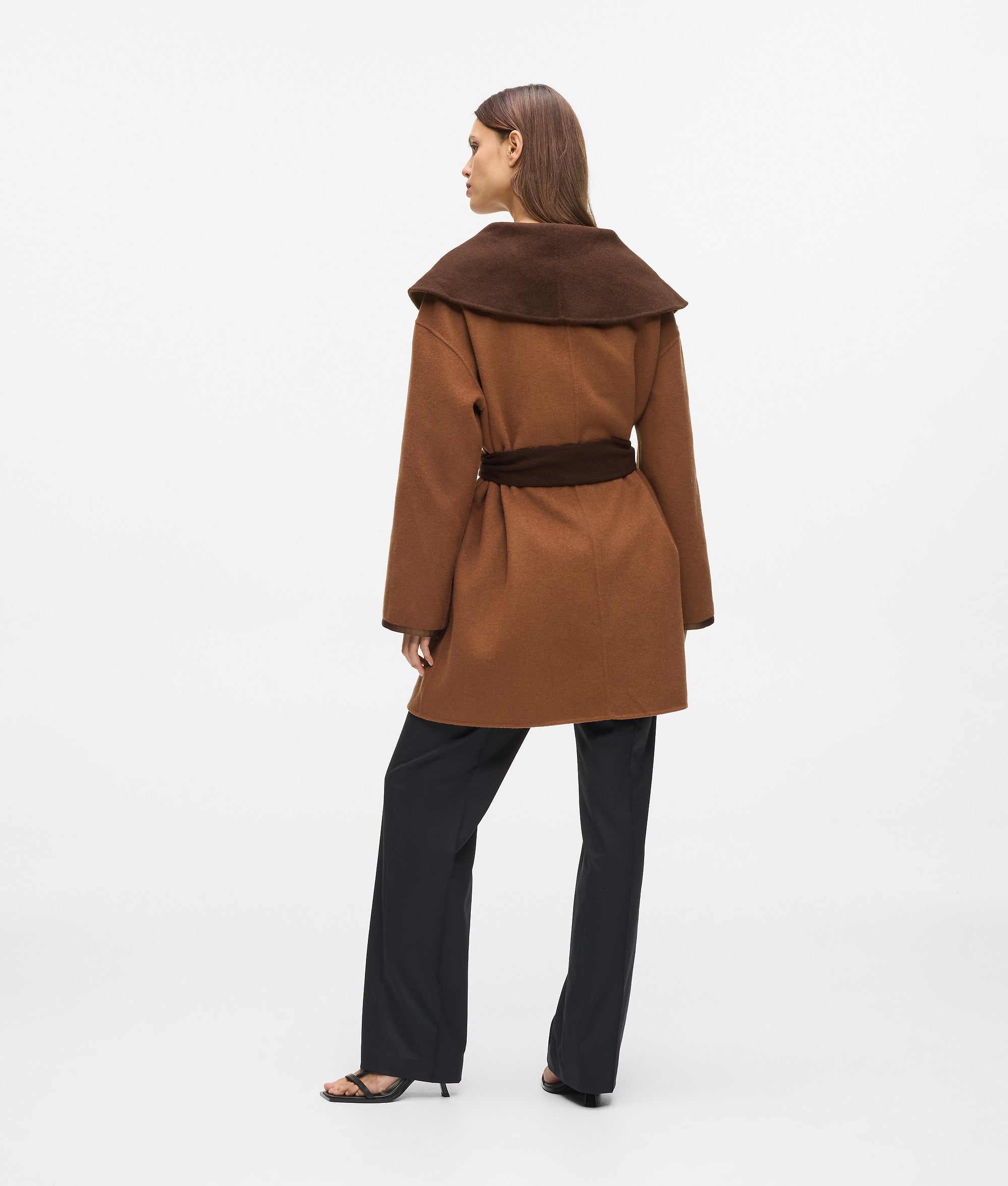 Reversible wool-blend coat - Image 4