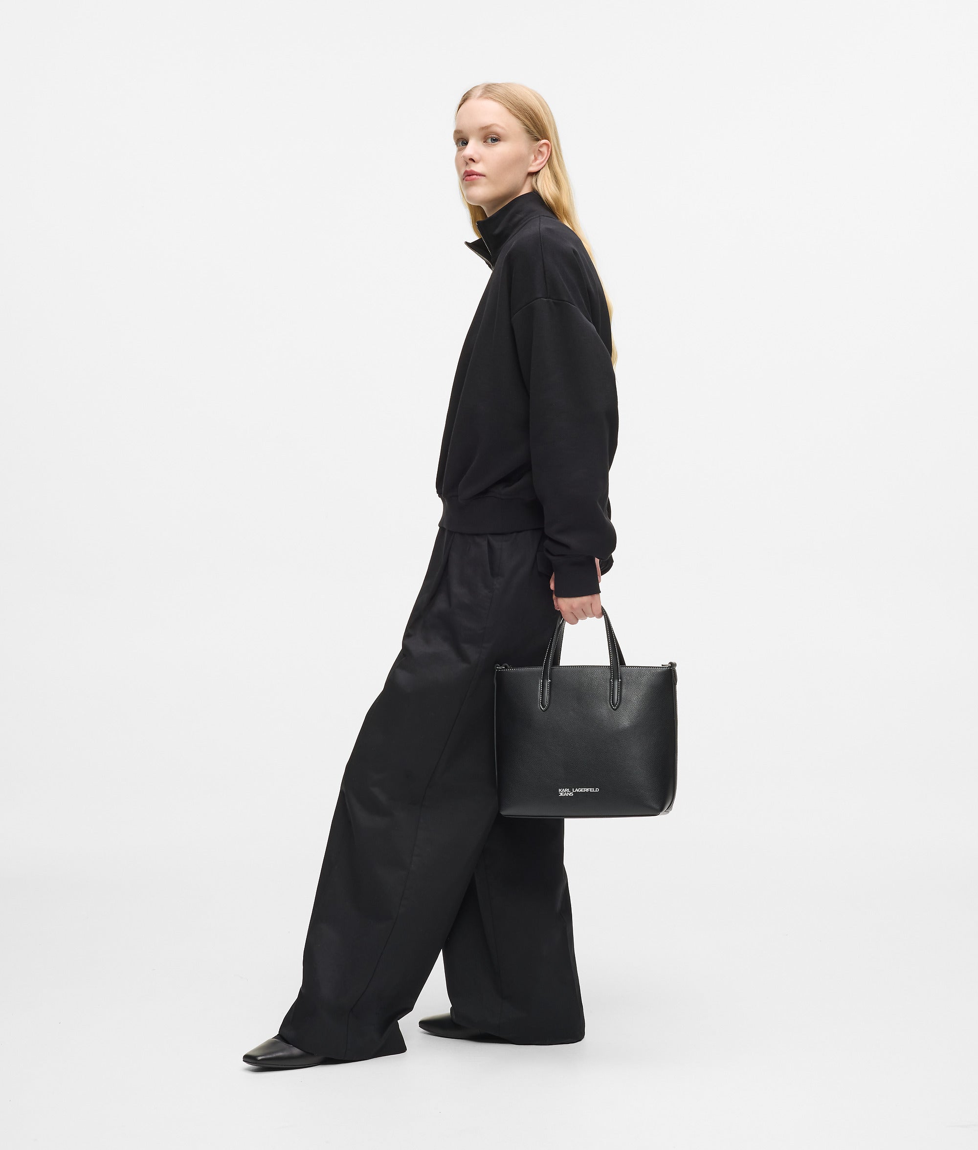 Metal logo mini tote bag - Image 2