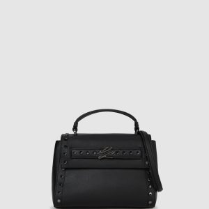 K/Autograph studded top handle bag