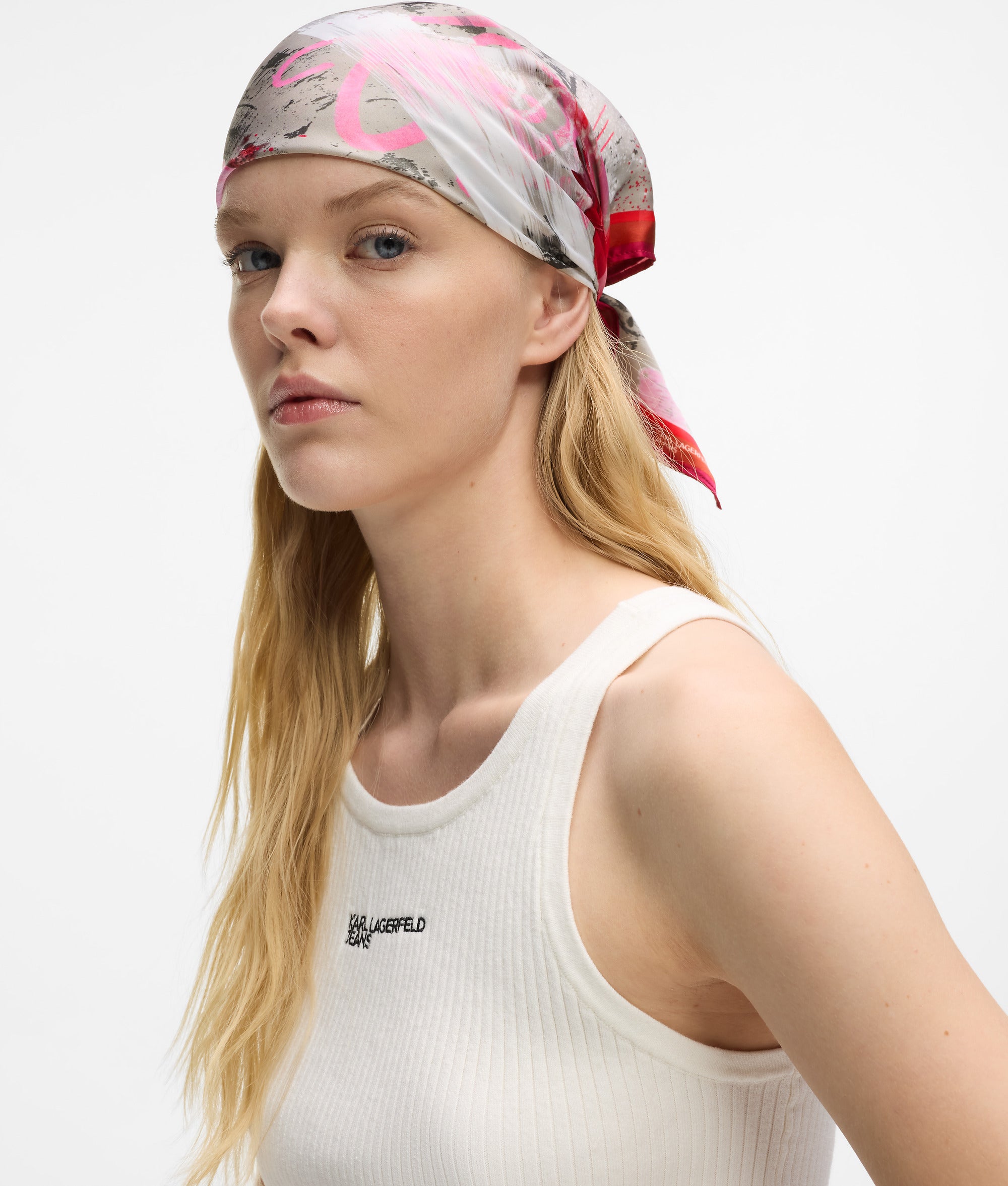 Graffiti print bandana scarf - Image 2