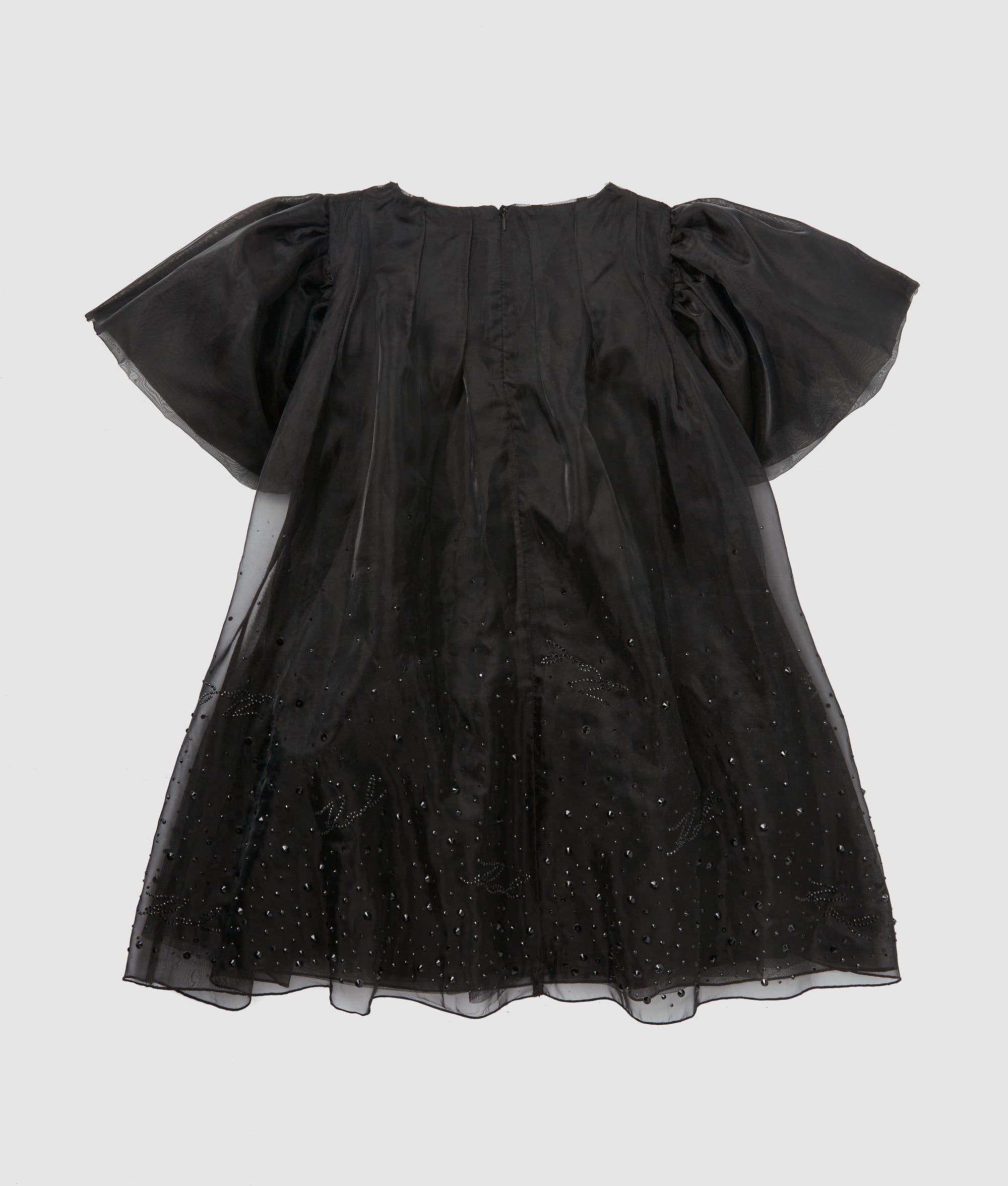 Girls rhinestone mesh dress - Image 3