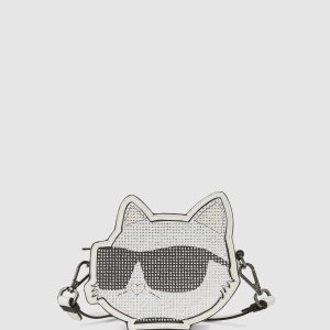 Girls Choupette rhinestone bag
